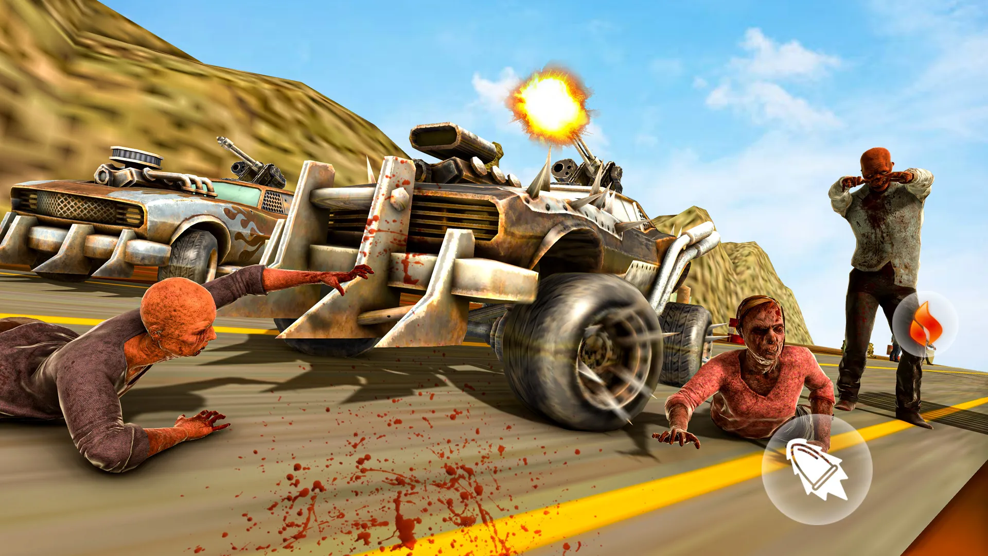 Zombie Highway Hunt Death Road | Indus Appstore | Screenshot