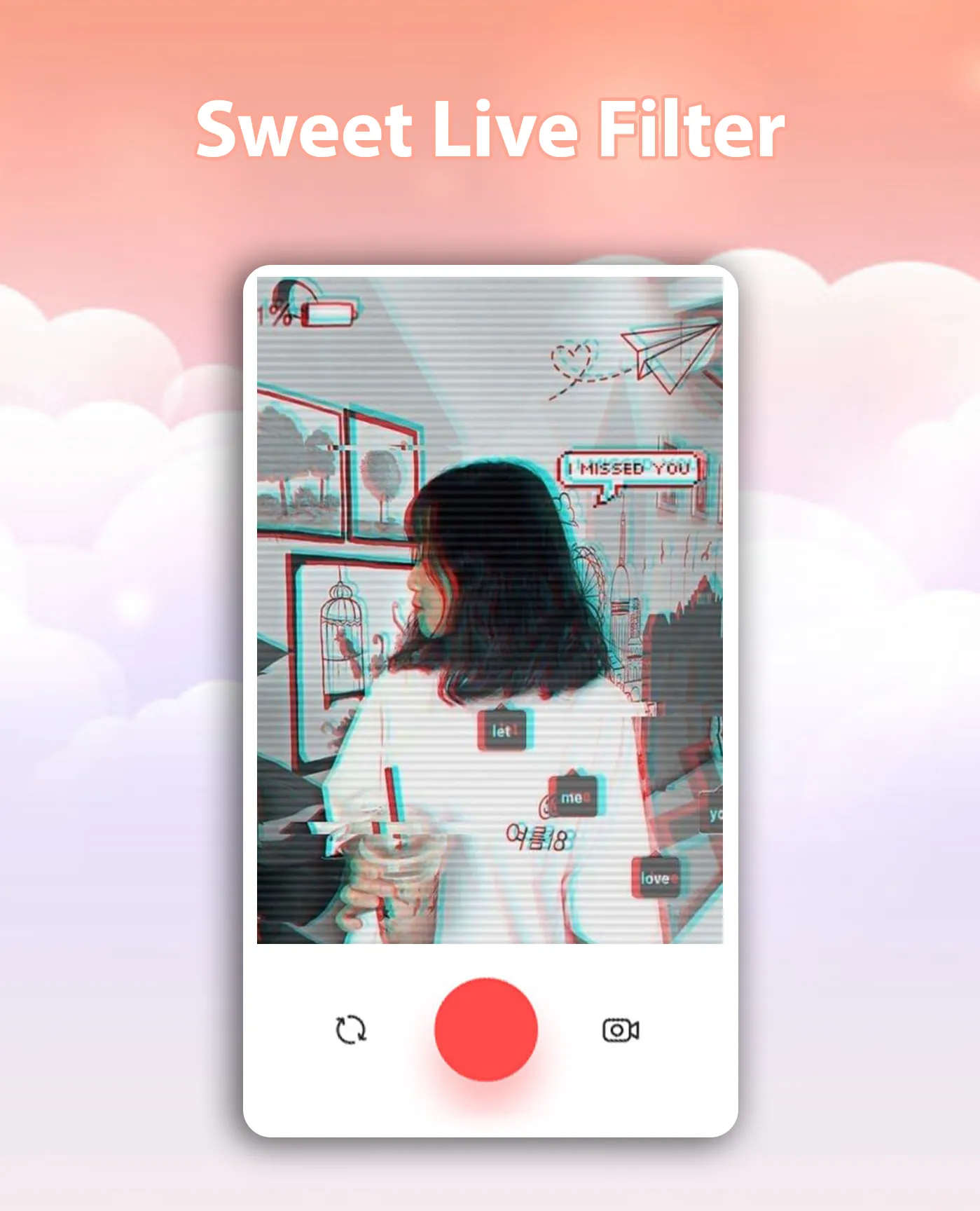 Sweet Live Filter Face Camera | Indus Appstore | Screenshot