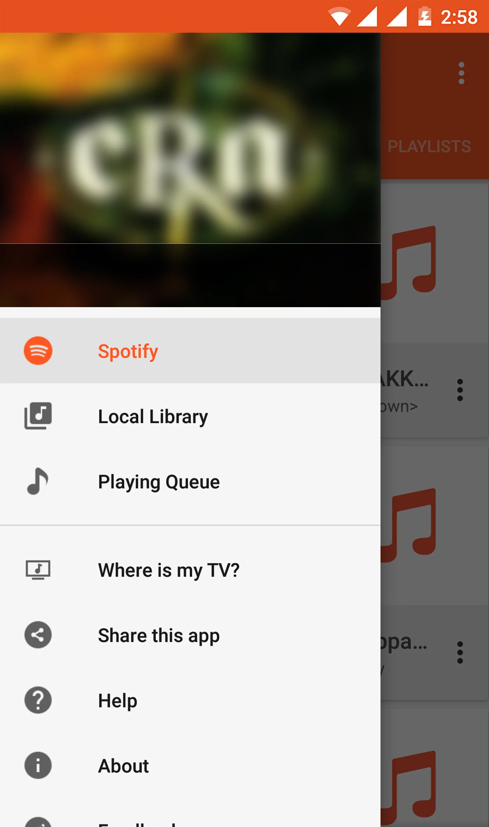 TuneCast DLNA Music Player | Indus Appstore | Screenshot