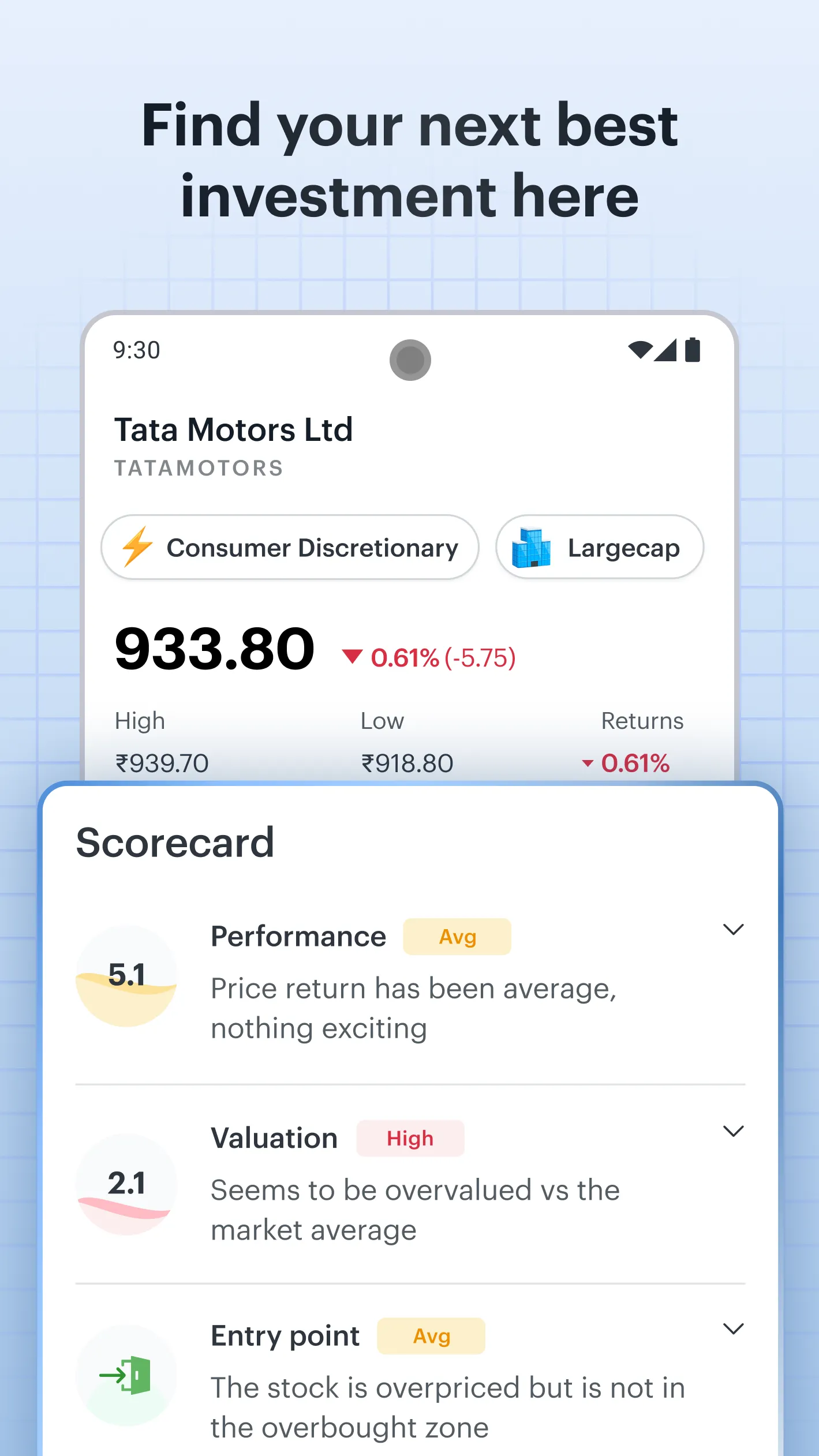 Tickertape: MF, Stock Screener | Indus Appstore | Screenshot