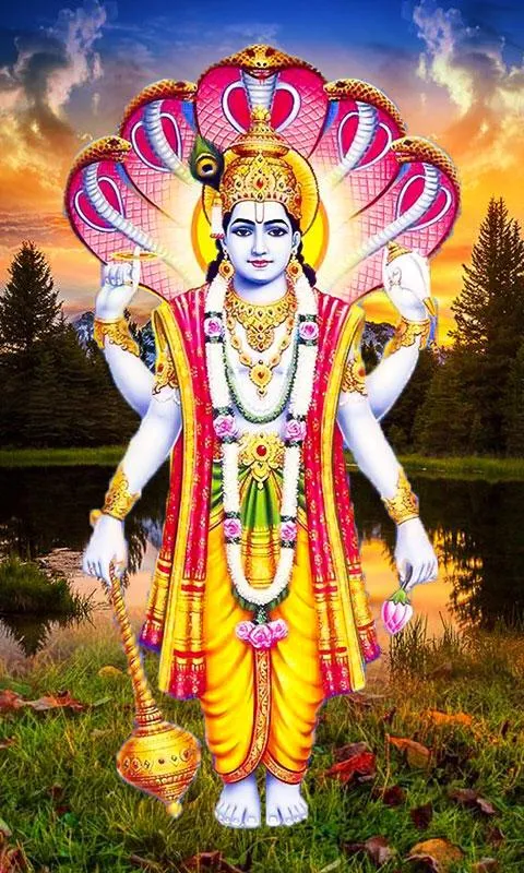 God Vishnu Live Wallpaper | Indus Appstore | Screenshot