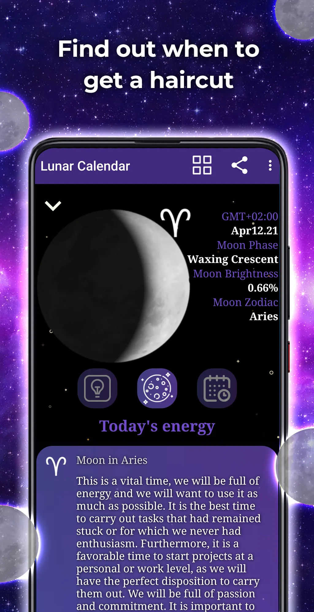 Moon Calendar - Horoscope | Indus Appstore | Screenshot