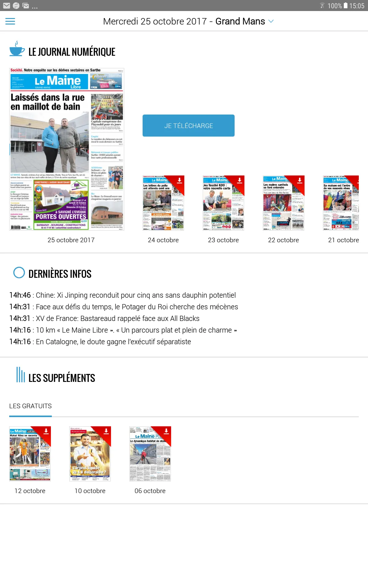 Le Maine Libre - Le Journal | Indus Appstore | Screenshot