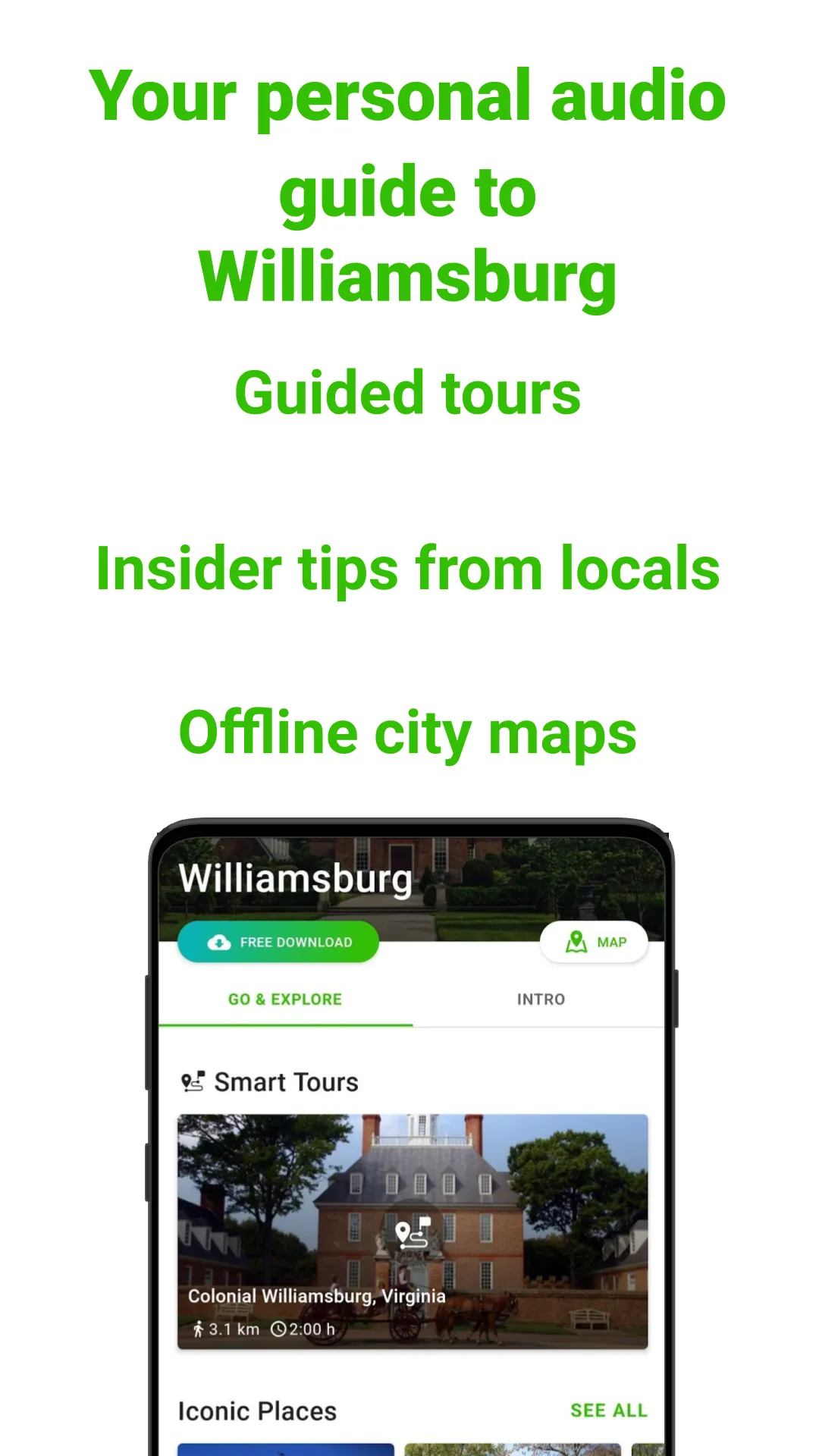 Williamsburg SmartGuide | Indus Appstore | Screenshot