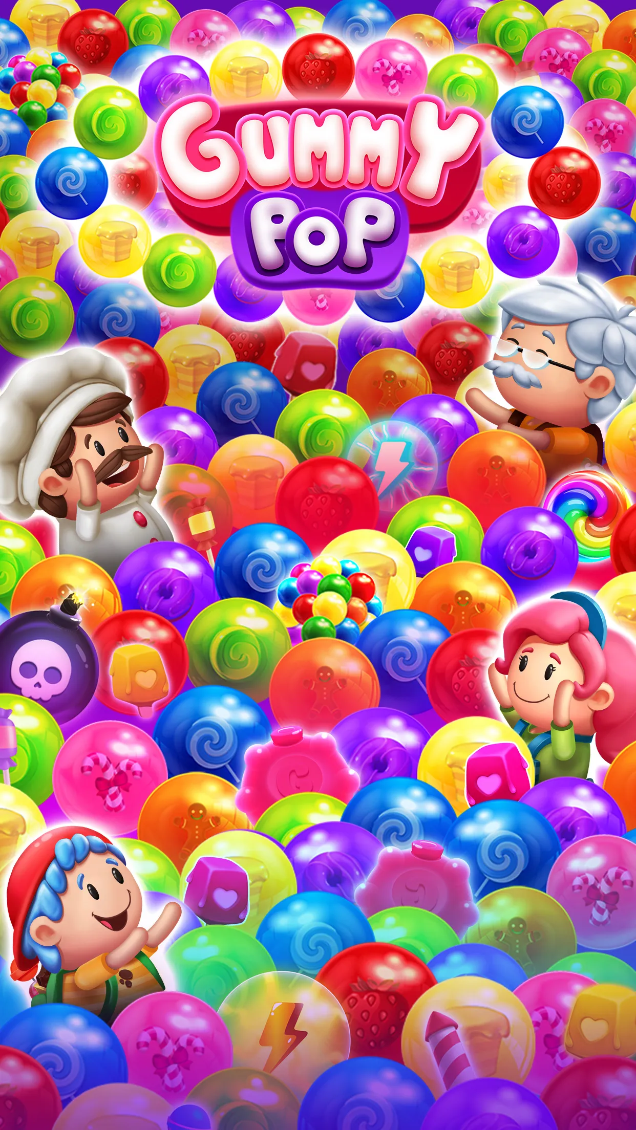 Gummy Pop Bubble Shooter Games | Indus Appstore | Screenshot