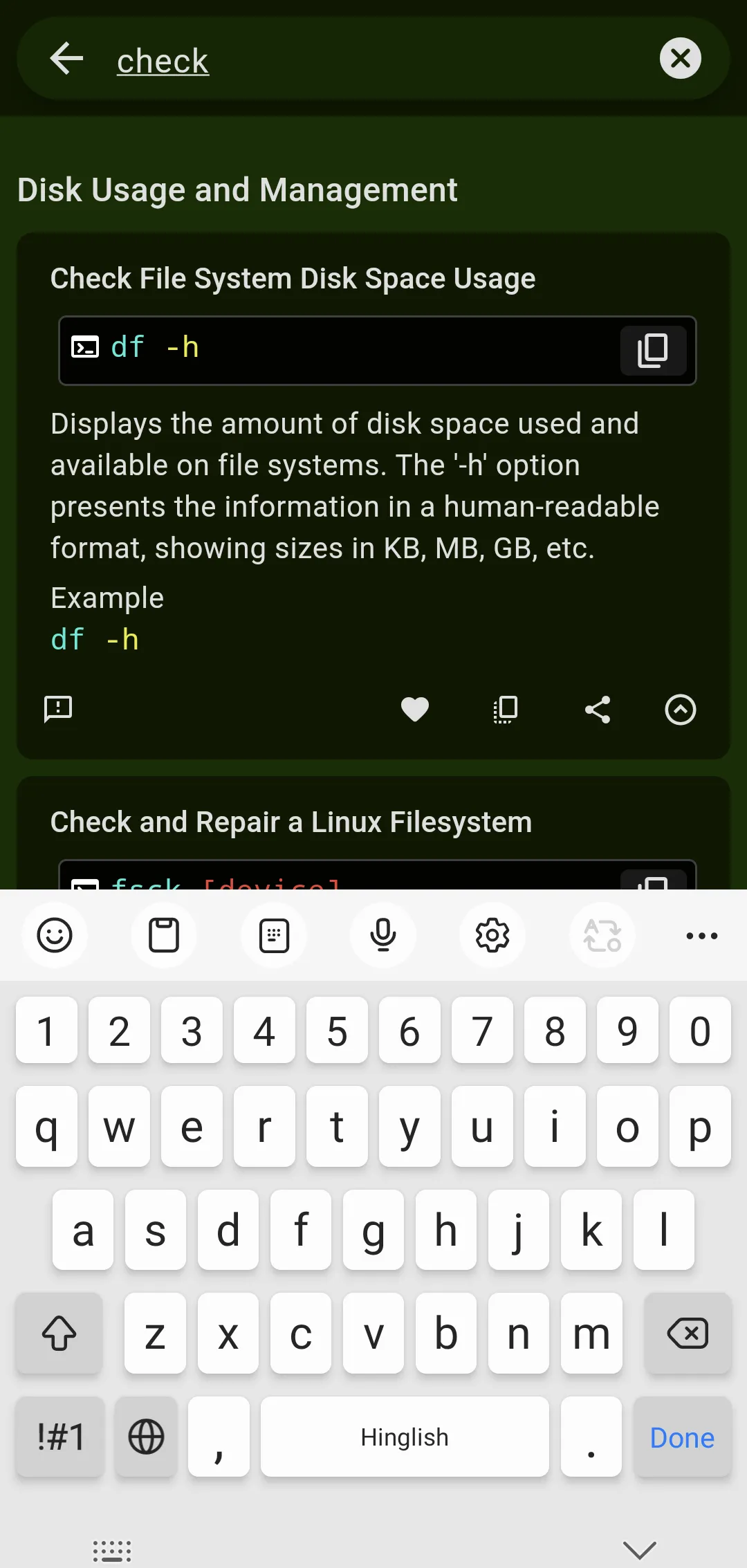 Linux Commands | Indus Appstore | Screenshot