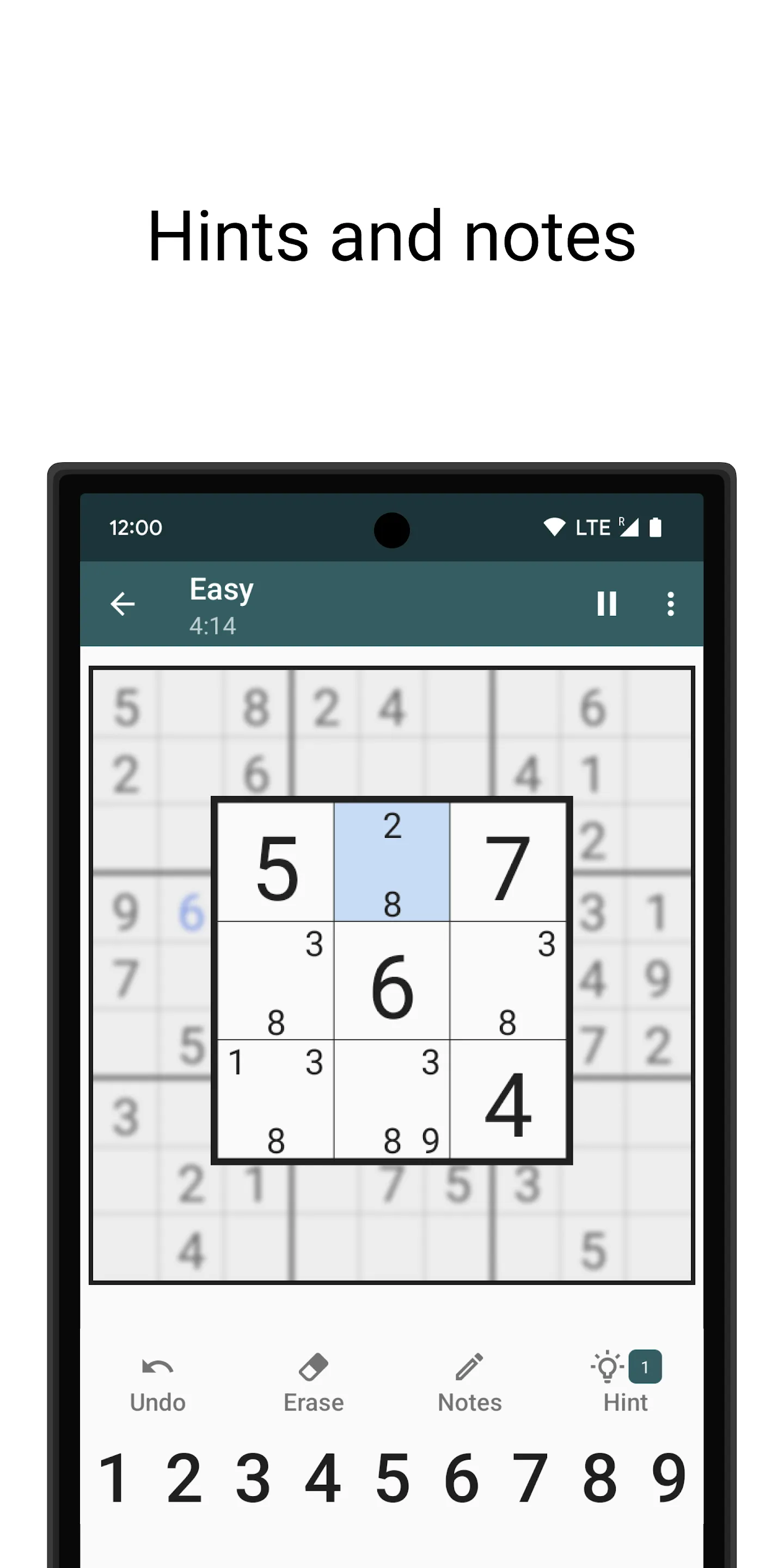 Sudoku - Classic Sudoku Game | Indus Appstore | Screenshot