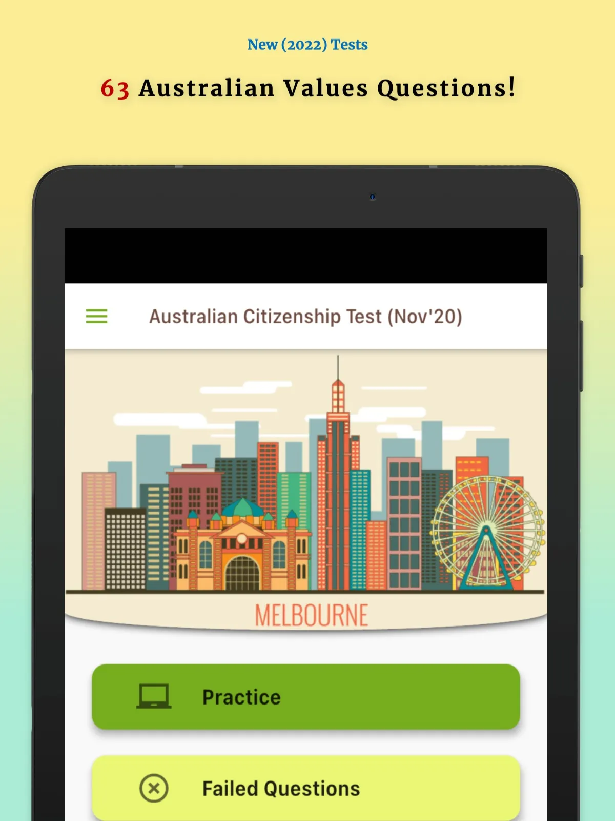 AustralianCitizenshipTest 2023 | Indus Appstore | Screenshot