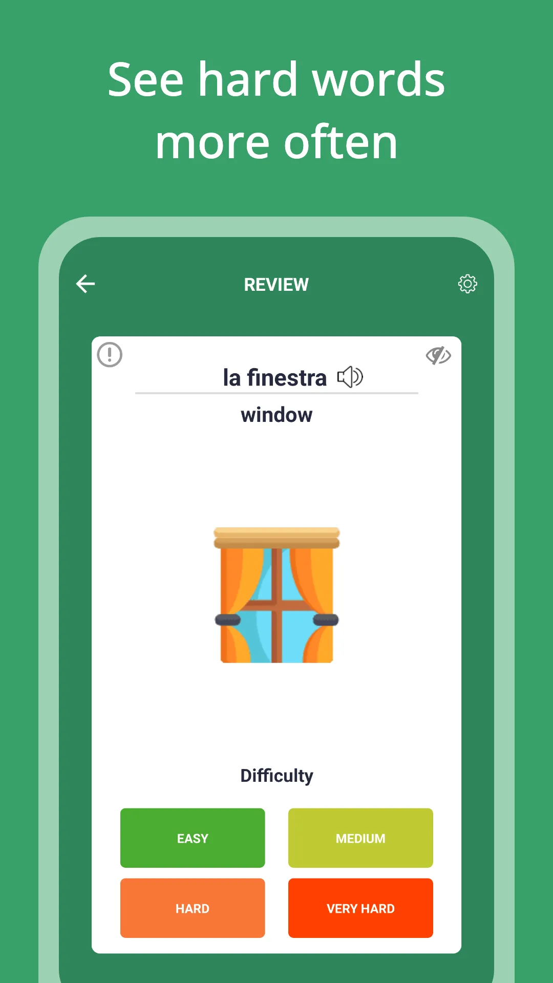 Learn Italian Vocabulary Words | Indus Appstore | Screenshot