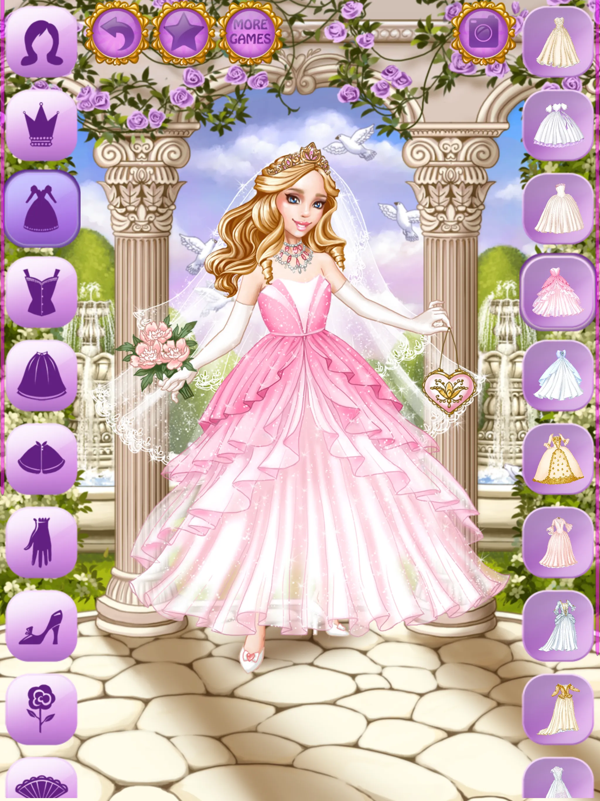 Cinderella Wedding Dress Up | Indus Appstore | Screenshot