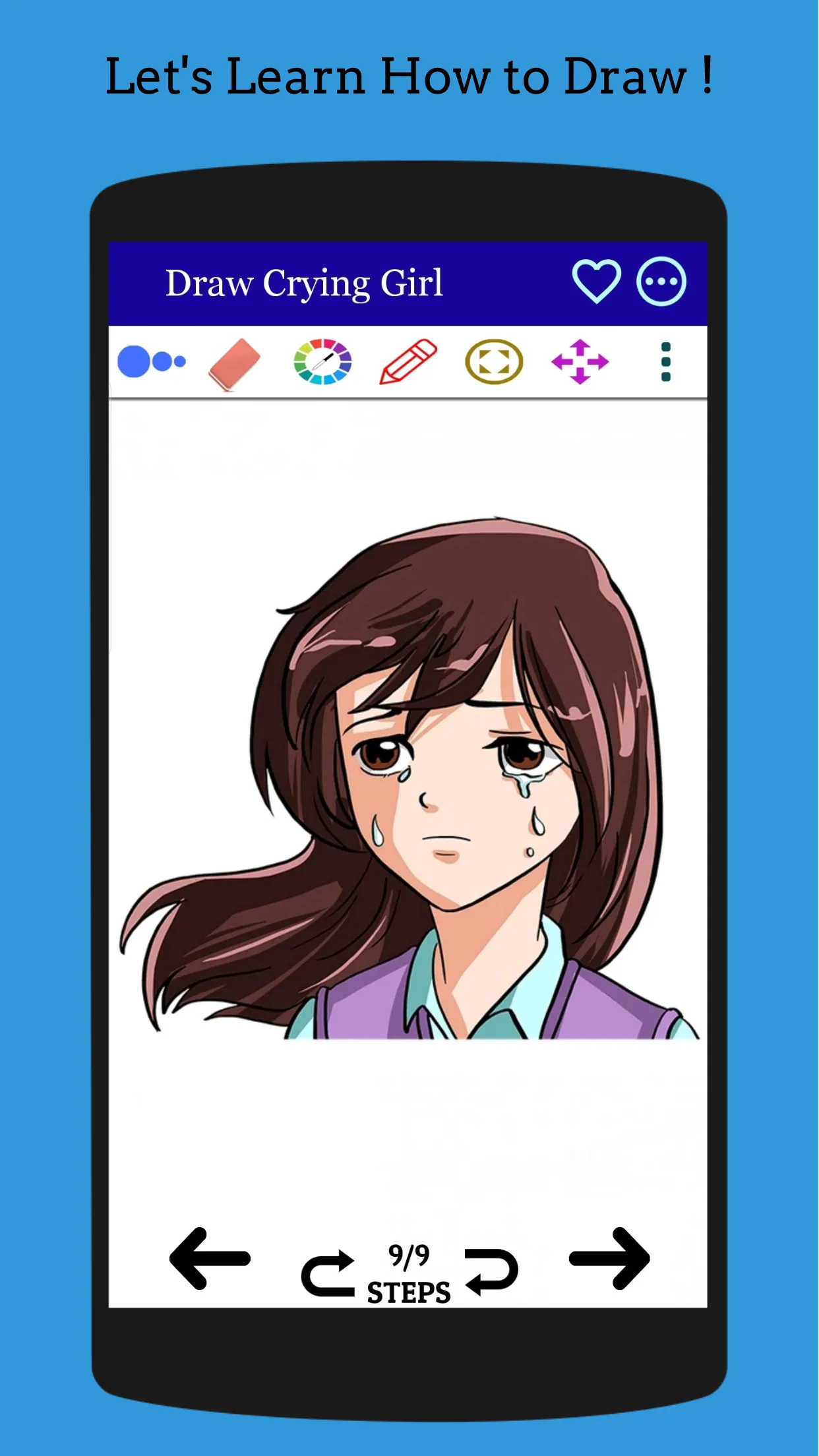 How to Draw a Sad Person | Indus Appstore | Screenshot