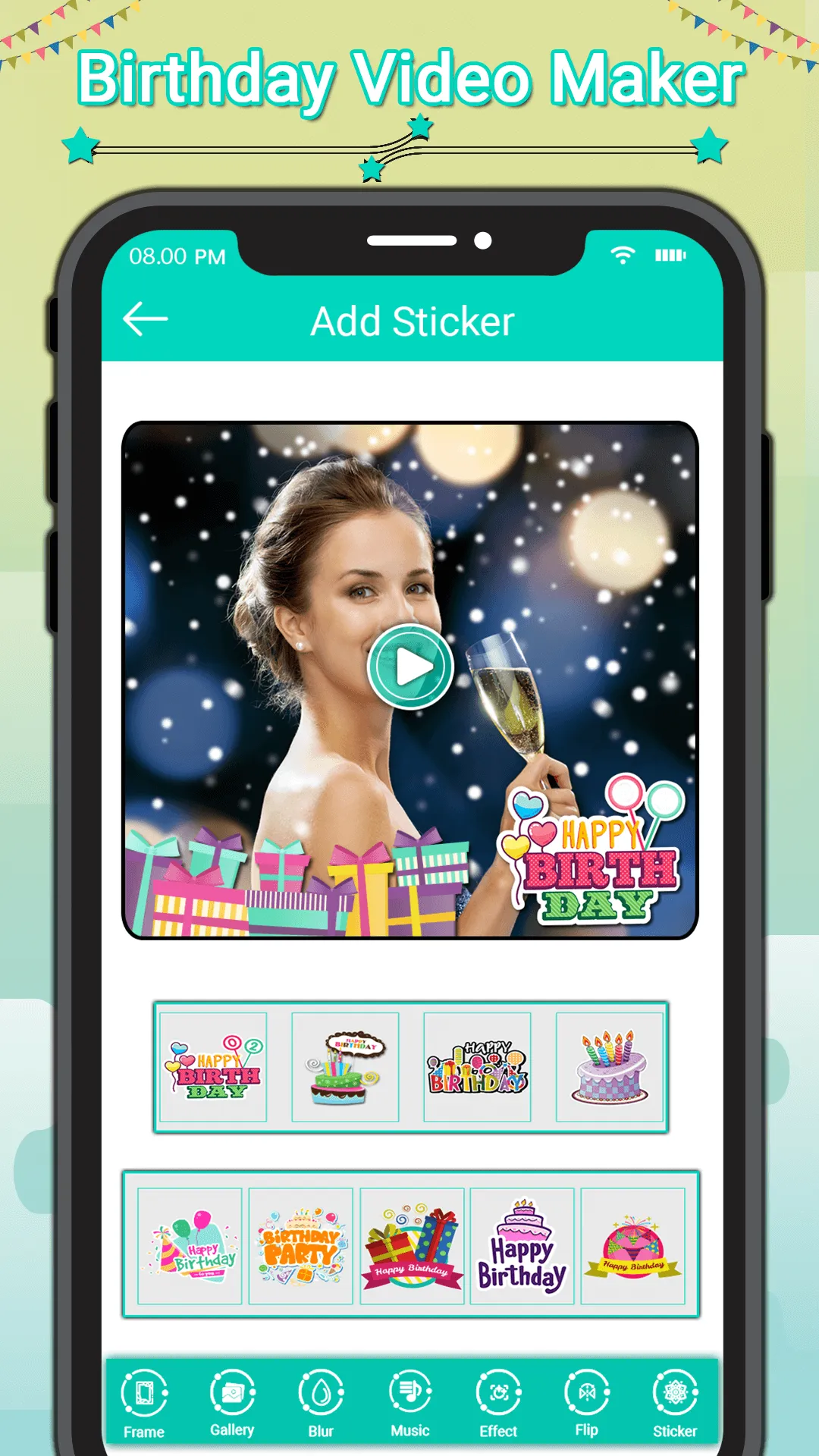 Birthday Photo Video Maker | Indus Appstore | Screenshot