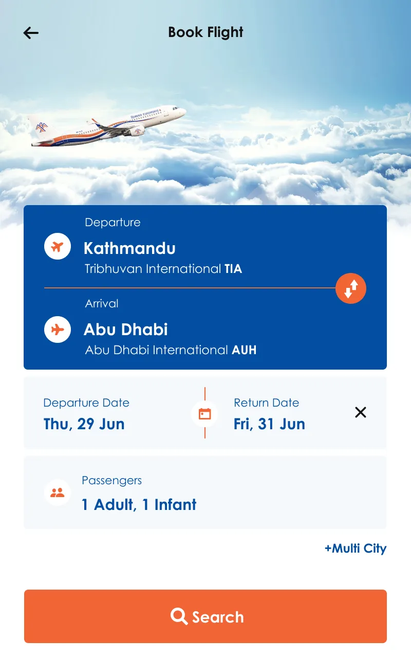 Himalaya Airlines | Indus Appstore | Screenshot