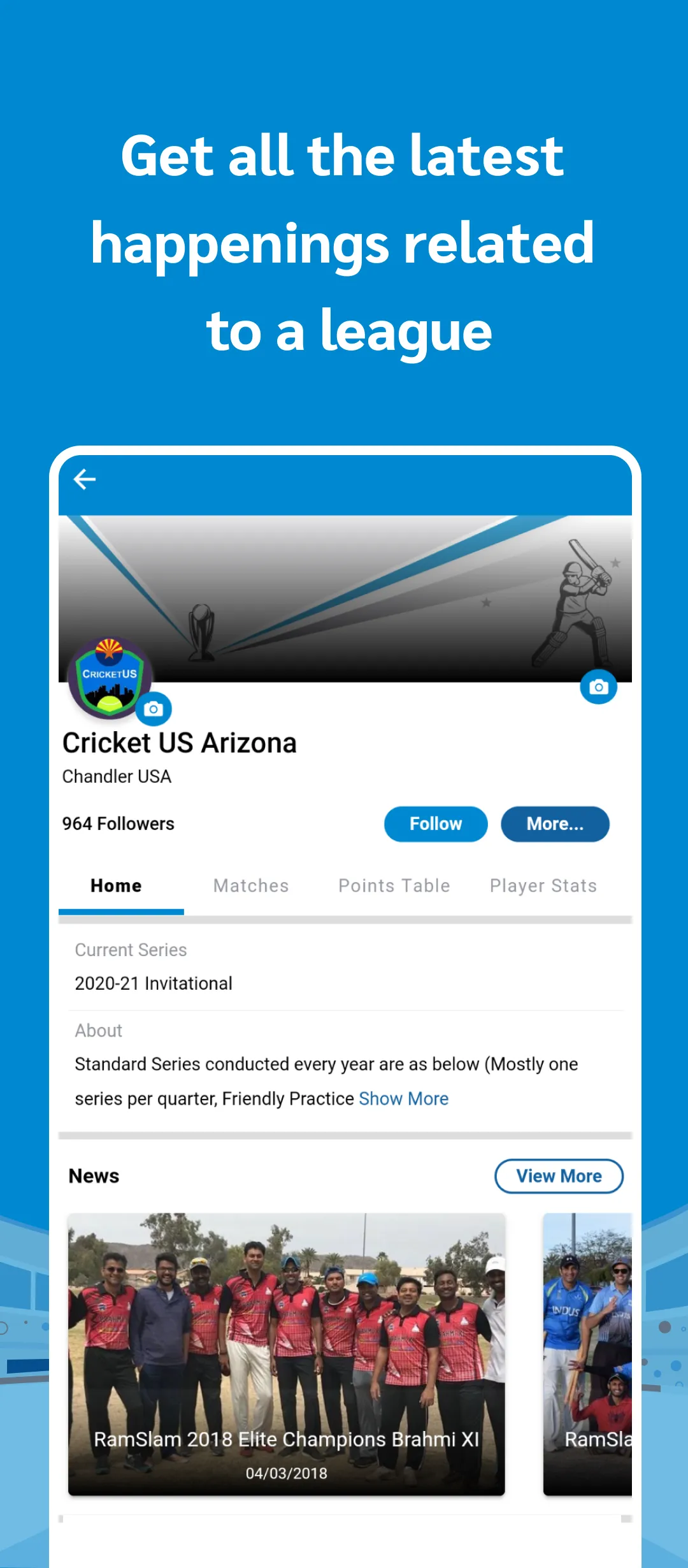 Cricclubs Mobile | Indus Appstore | Screenshot