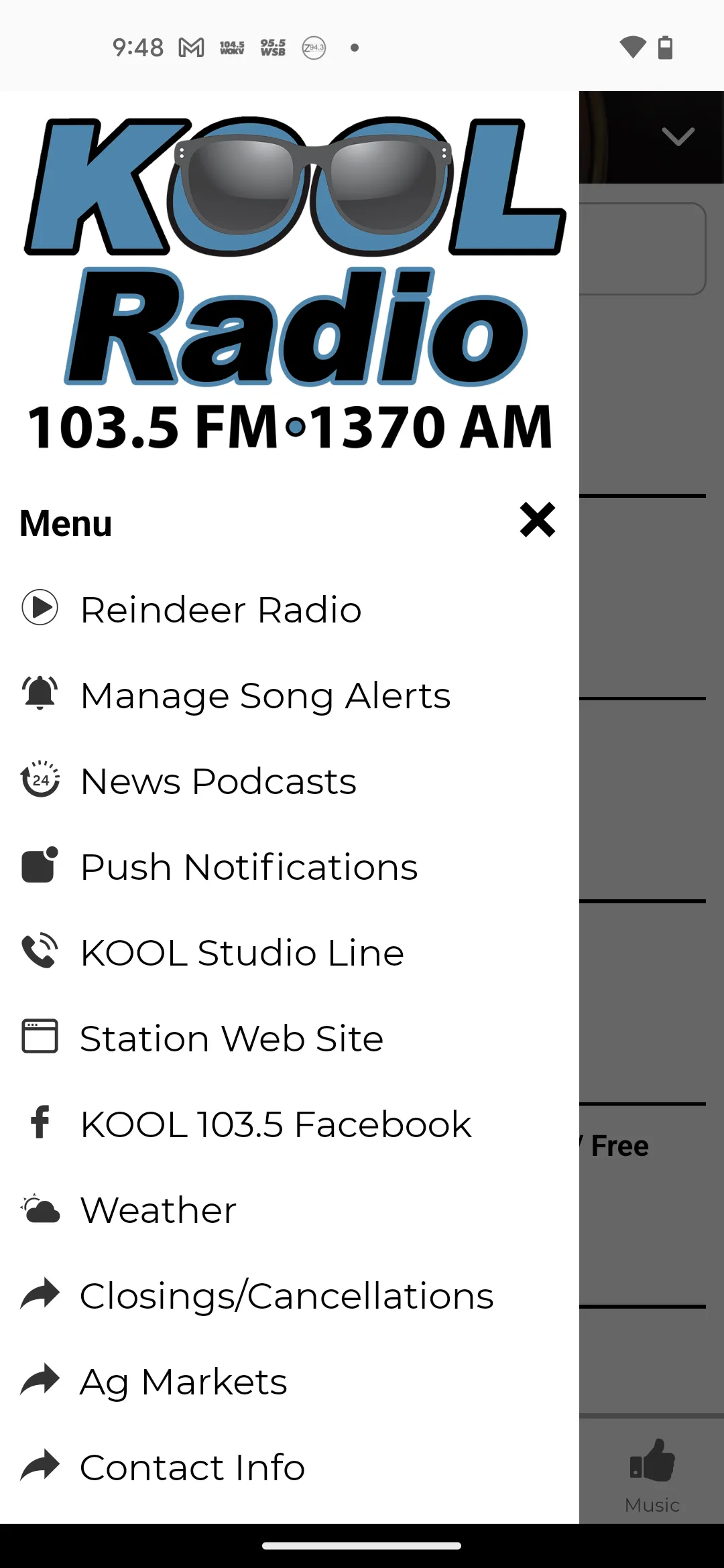 103.5 Kool Radio | Indus Appstore | Screenshot