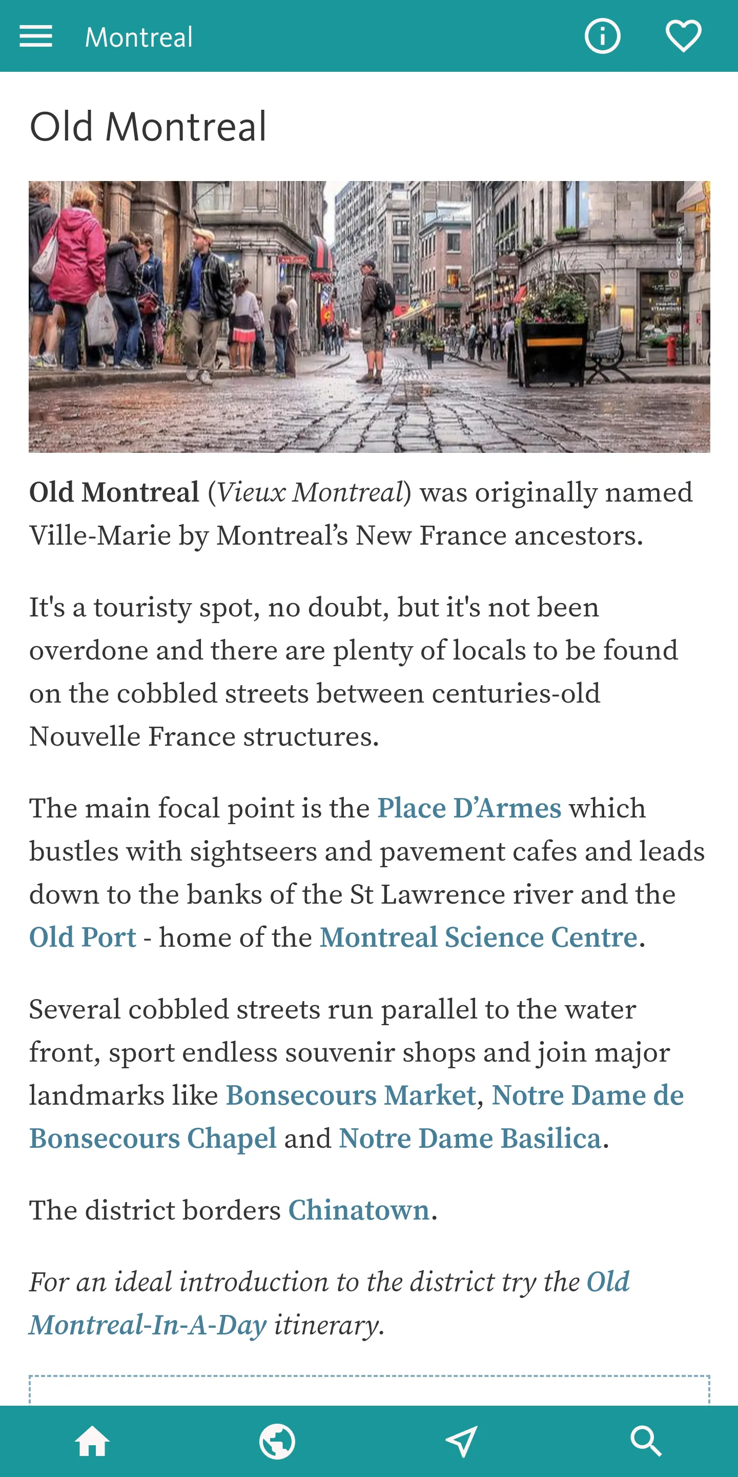 Montreal's Best: Travel Guide | Indus Appstore | Screenshot