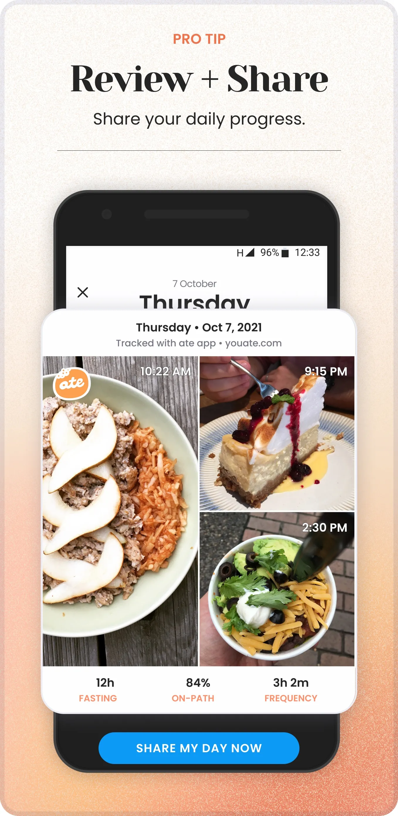 Ate Food Journal & Photo Diary | Indus Appstore | Screenshot