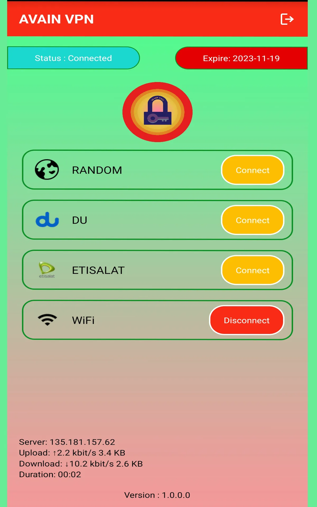 Avain VPN | Indus Appstore | Screenshot