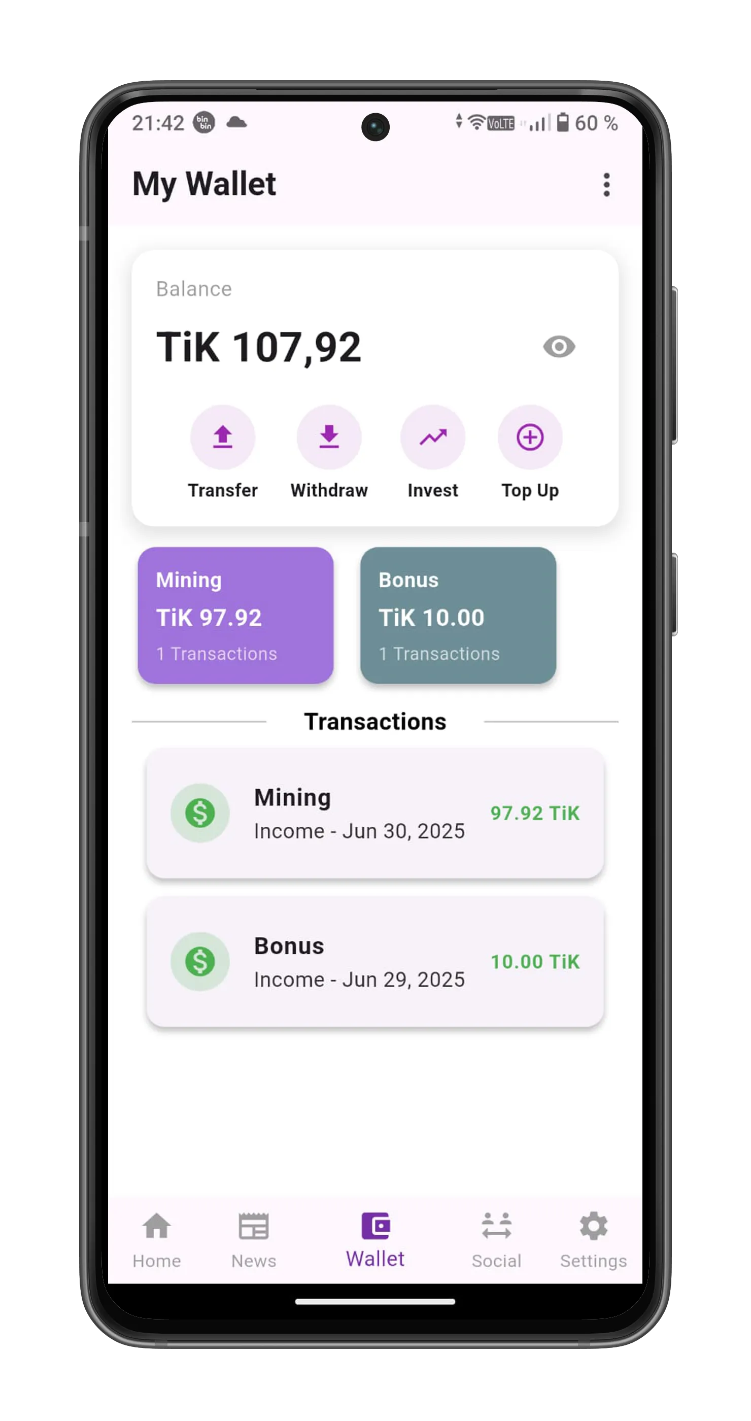 TikCoin Network | Indus Appstore | Screenshot