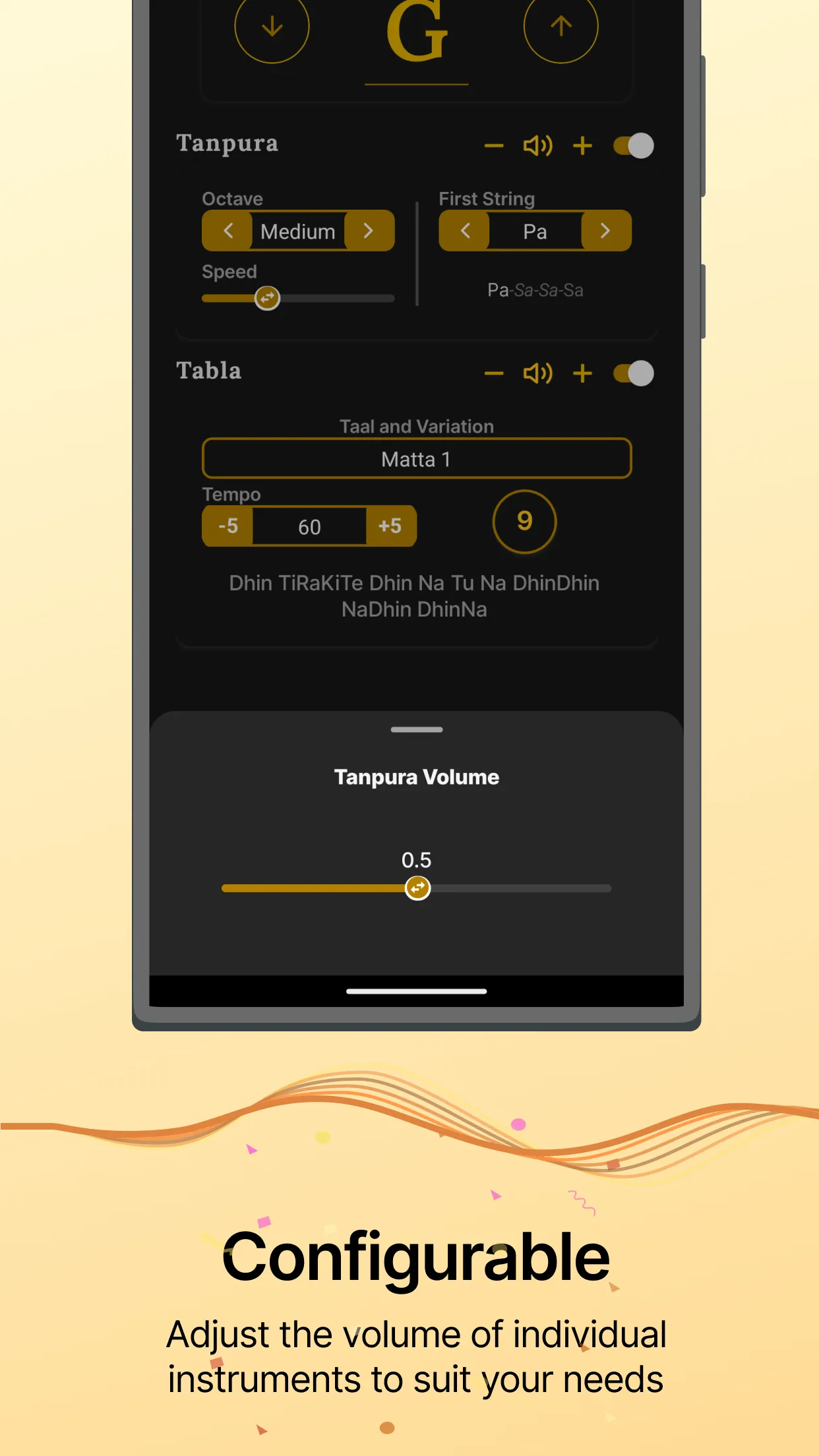 Bandish: Tanpura & Tabla Riyaz | Indus Appstore | Screenshot