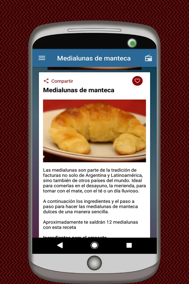 Recetas de Panaderia | Indus Appstore | Screenshot