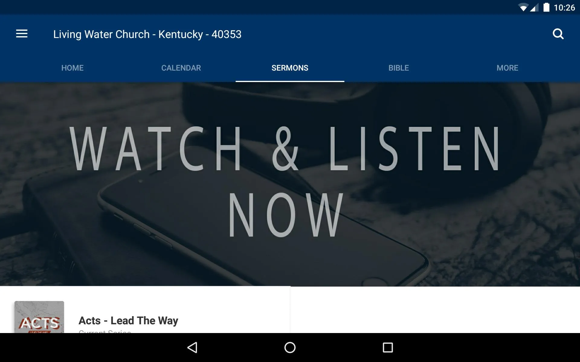 Living Water Church | Indus Appstore | Screenshot