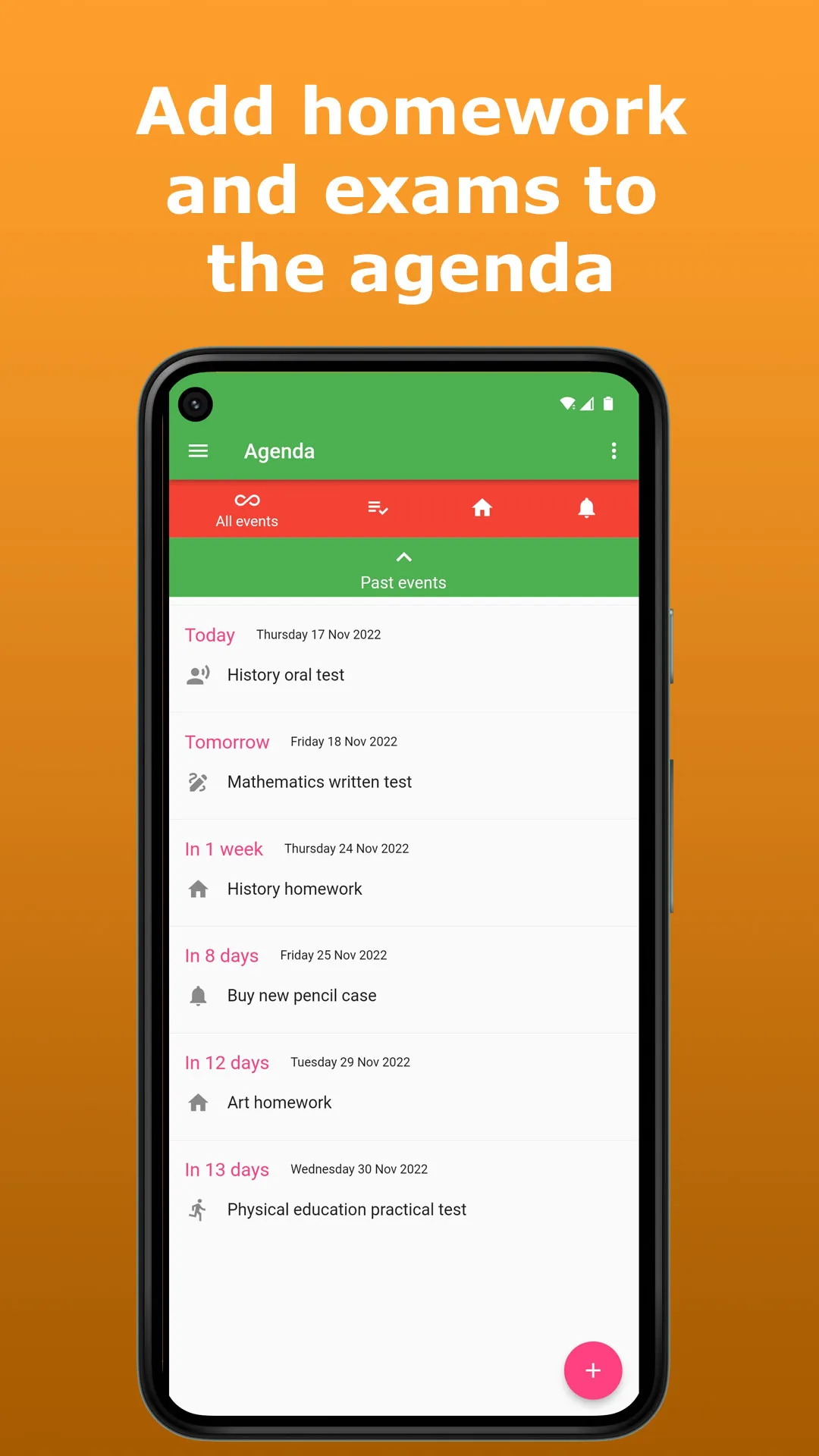 School planner (Diary) | Indus Appstore | Screenshot