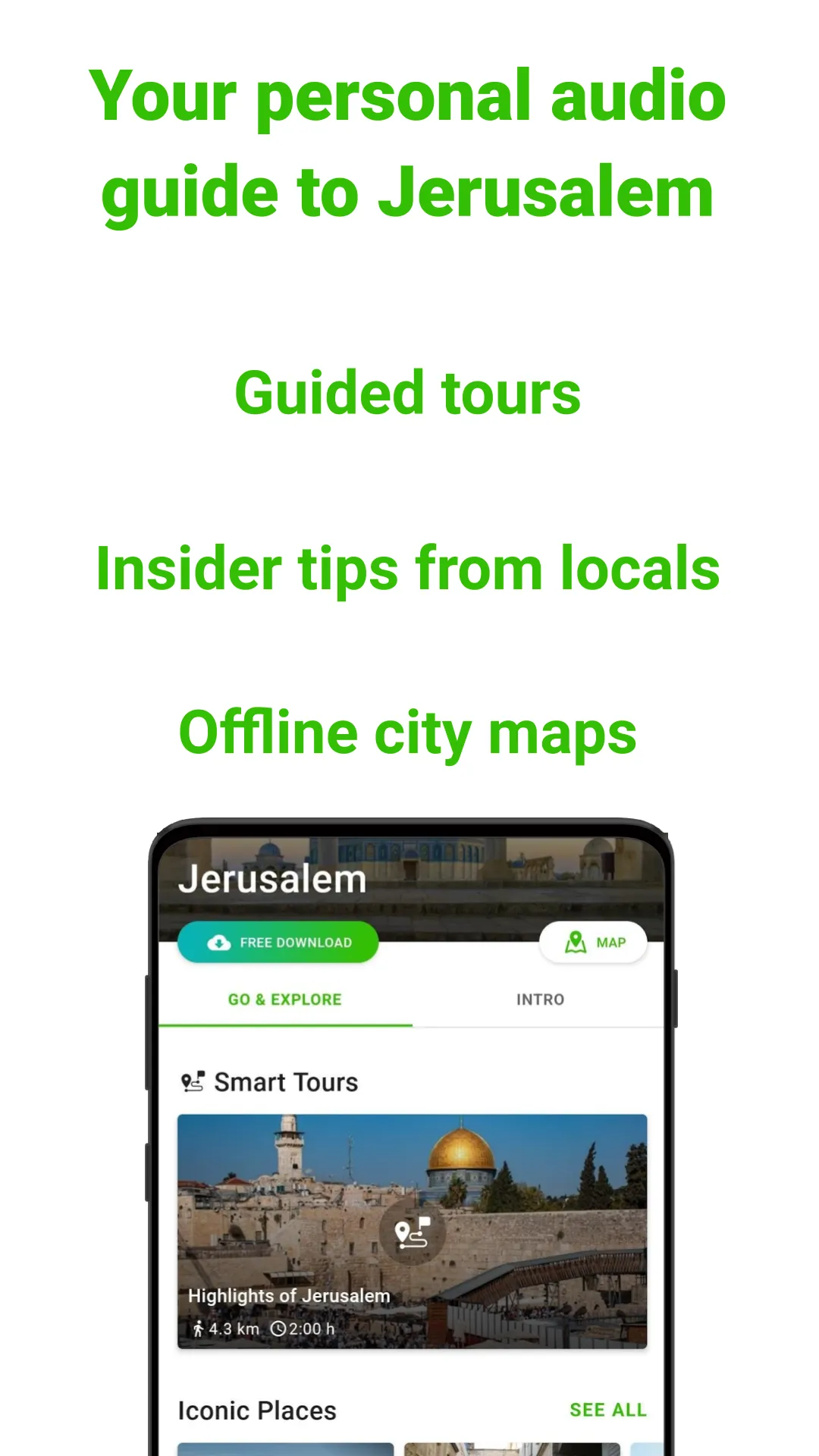 Jerusalem SmartGuide | Indus Appstore | Screenshot