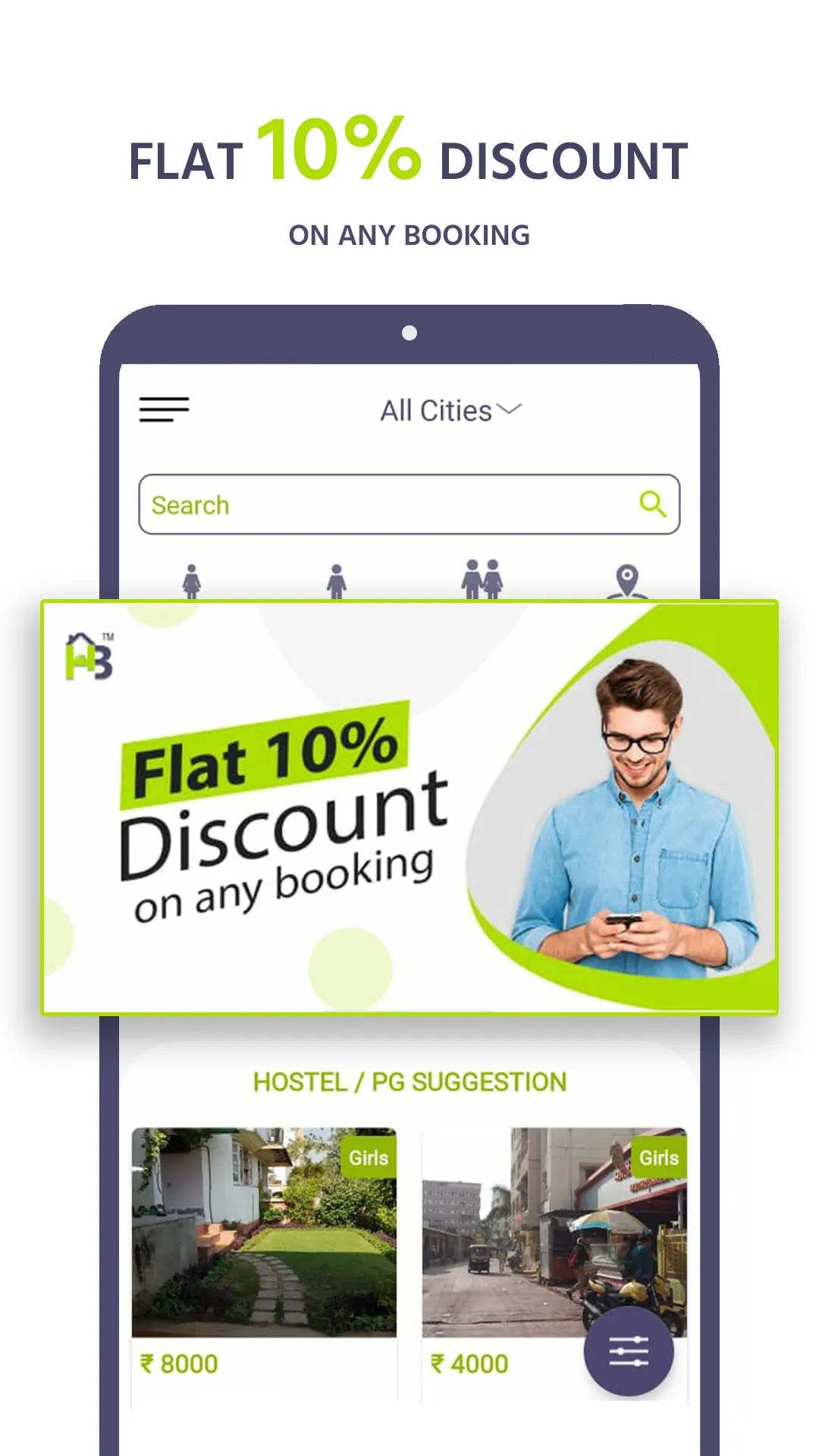 HostelBasera | Indus Appstore | Screenshot