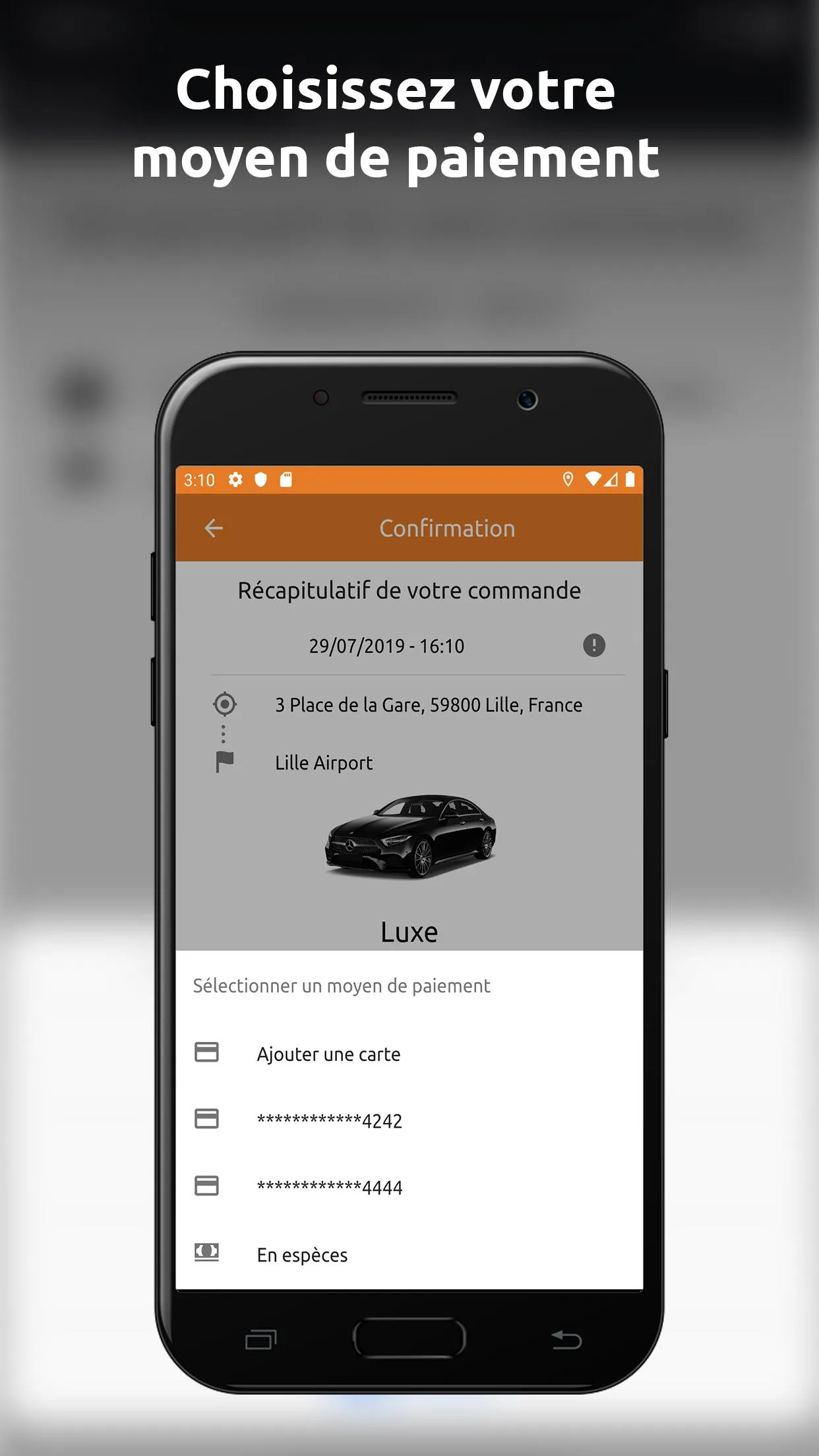 OhCab : Réserver Un Chauffeur  | Indus Appstore | Screenshot