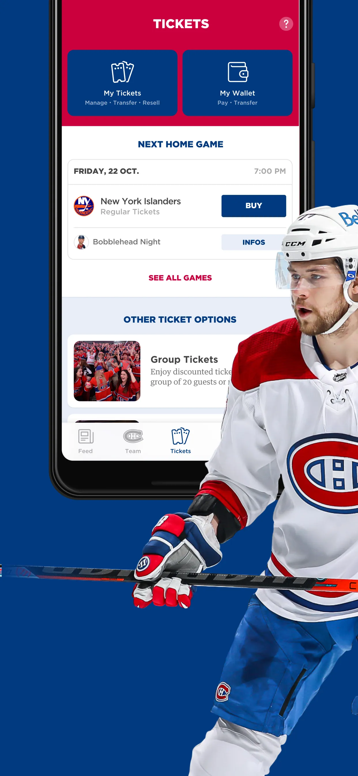 Montréal Canadiens | Indus Appstore | Screenshot