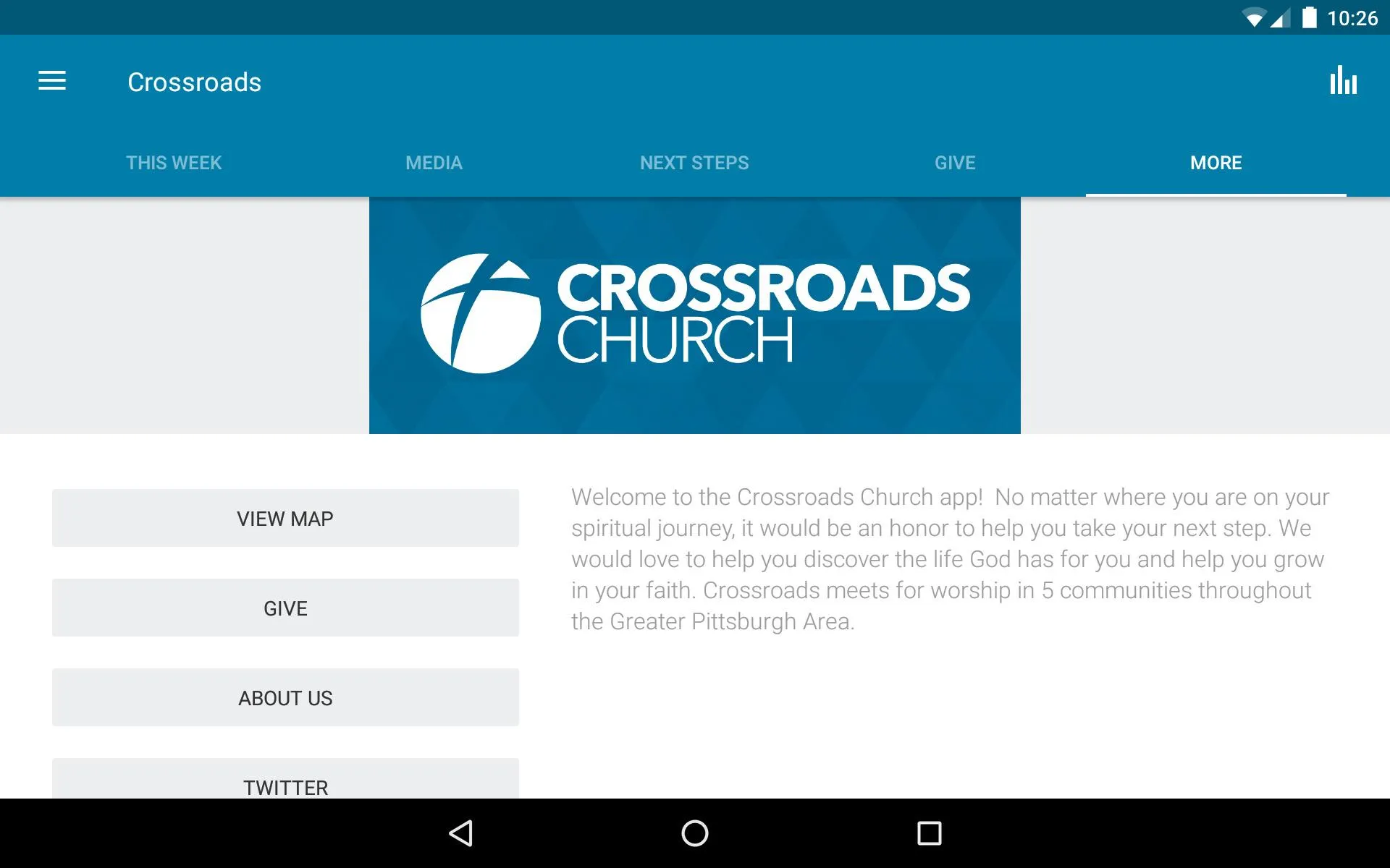 Crossroads Church (XR.Church) | Indus Appstore | Screenshot