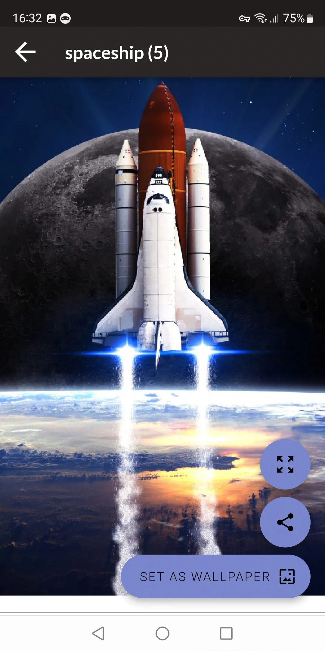 Spaceship Wallpapers | Indus Appstore | Screenshot