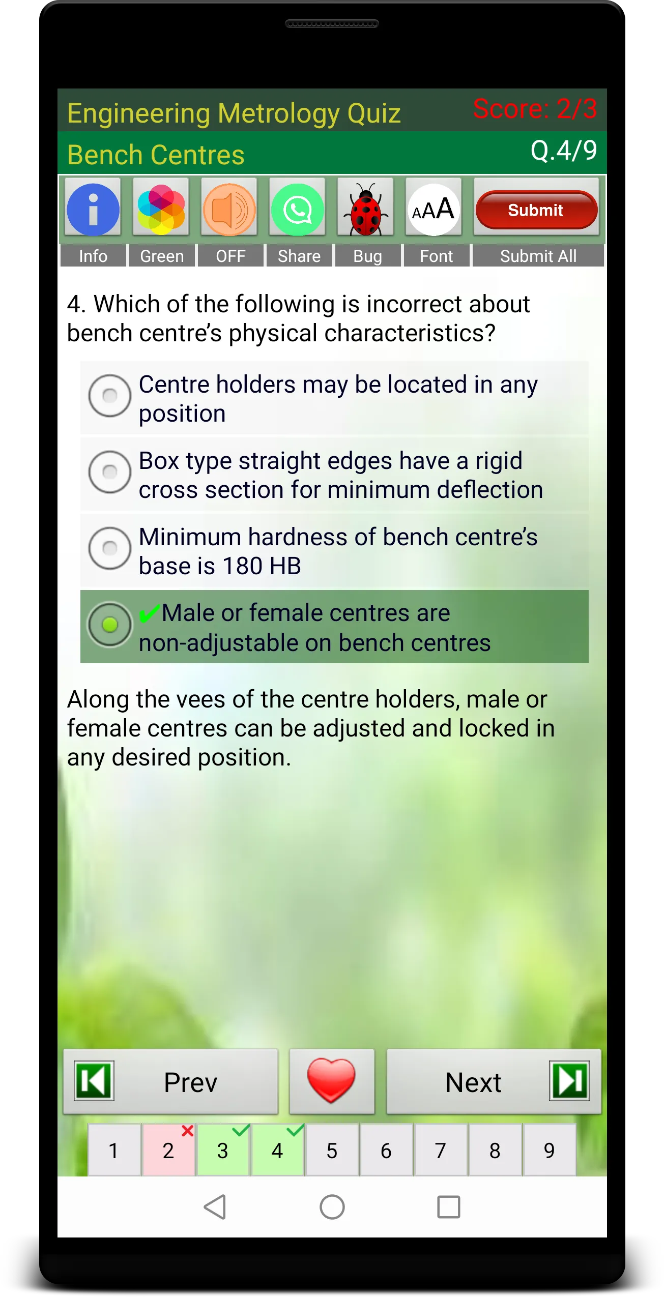 Metrology Quiz | Indus Appstore | Screenshot