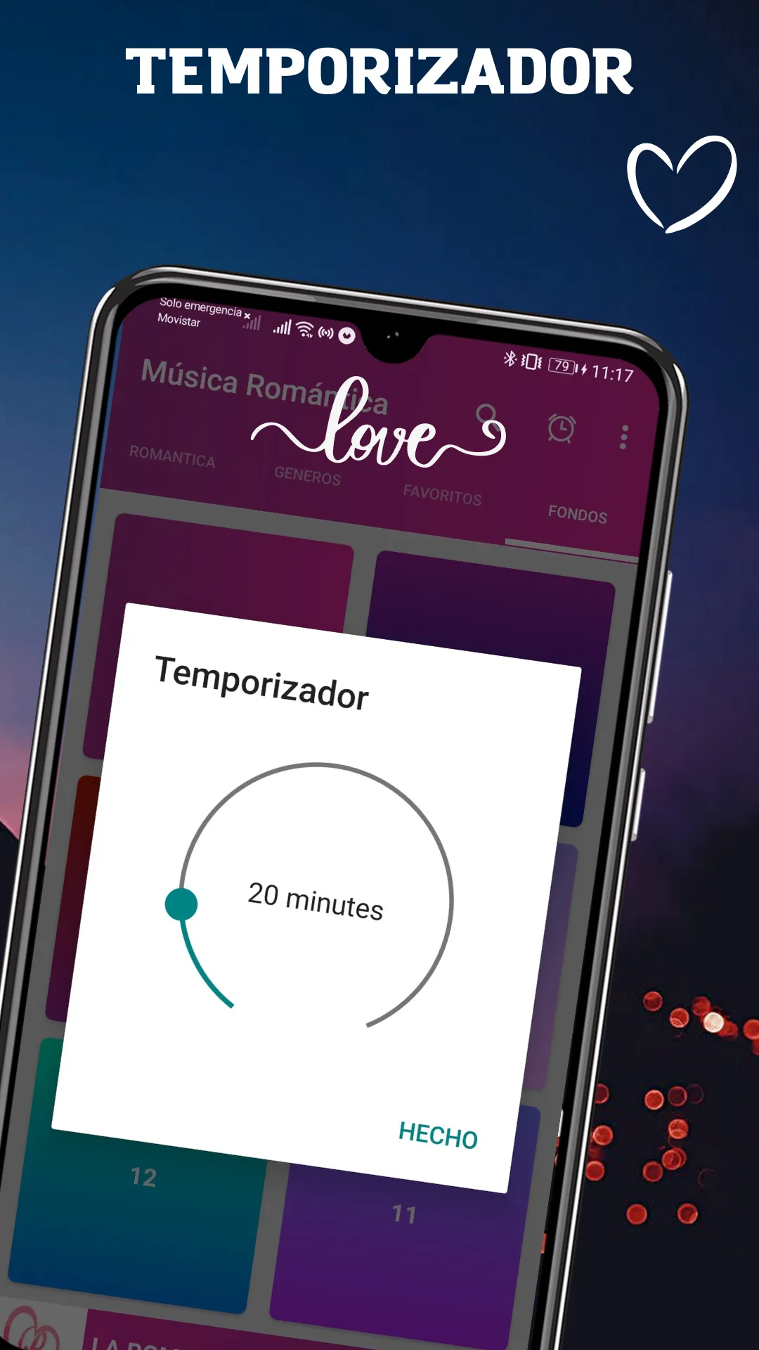 Música Romántica en Español | Indus Appstore | Screenshot