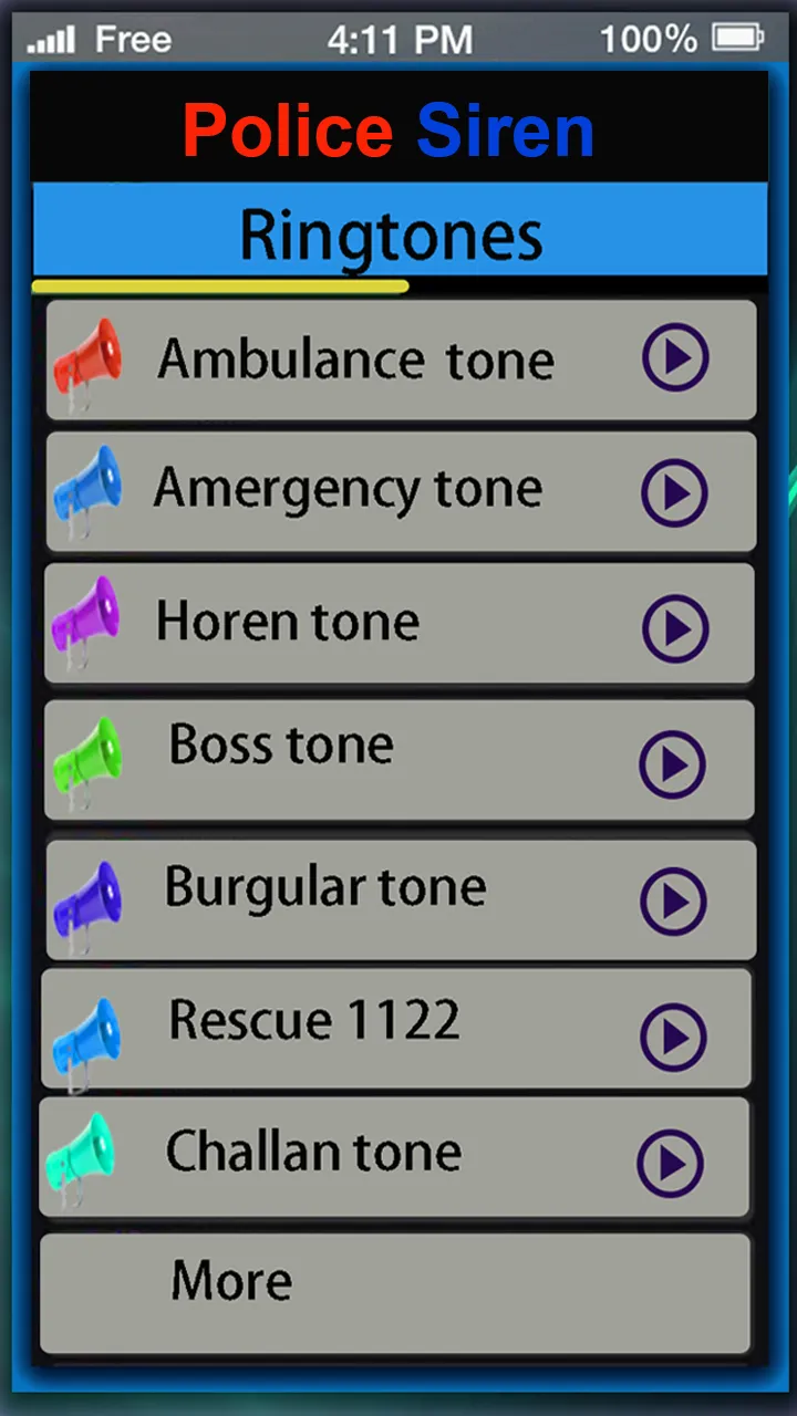 Police Siren Light Sounds | Indus Appstore | Screenshot