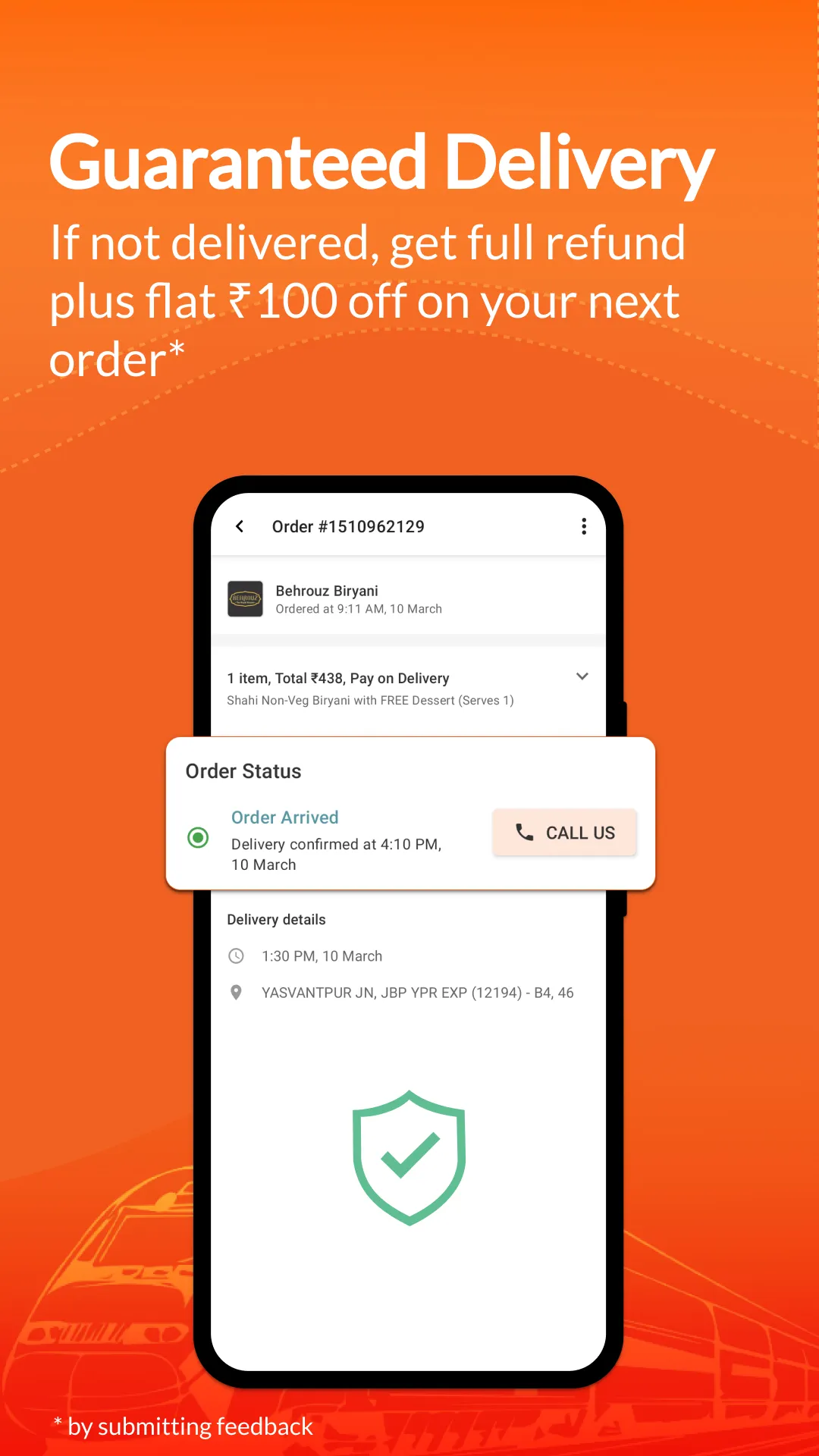 IRCTC eCatering Food on Track | Indus Appstore | Screenshot