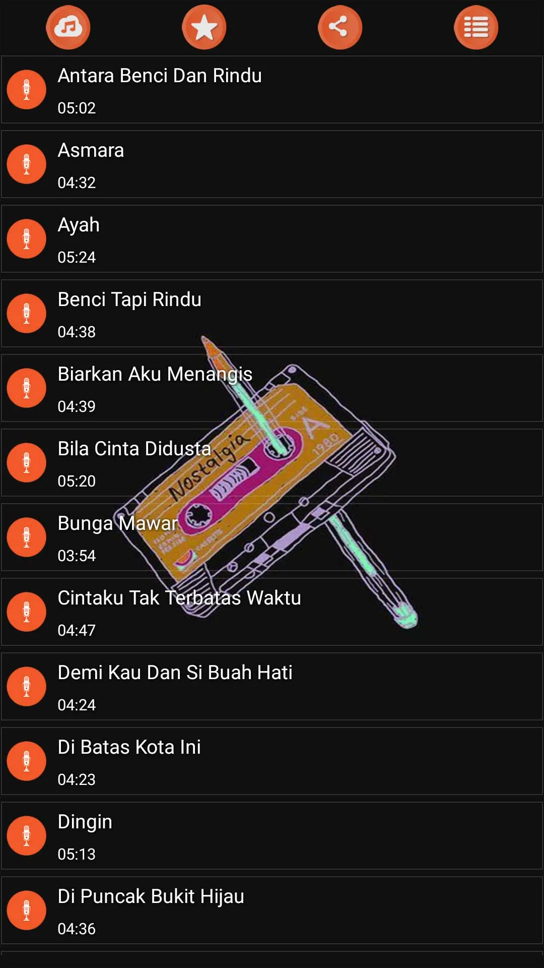 Lagu Nostalgia Tembang Kenanga | Indus Appstore | Screenshot