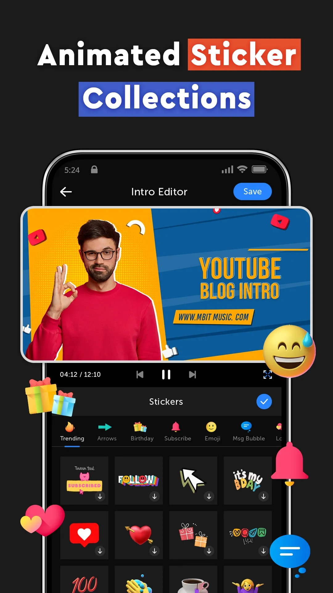 Intro Promo Video Maker Introz | Indus Appstore | Screenshot