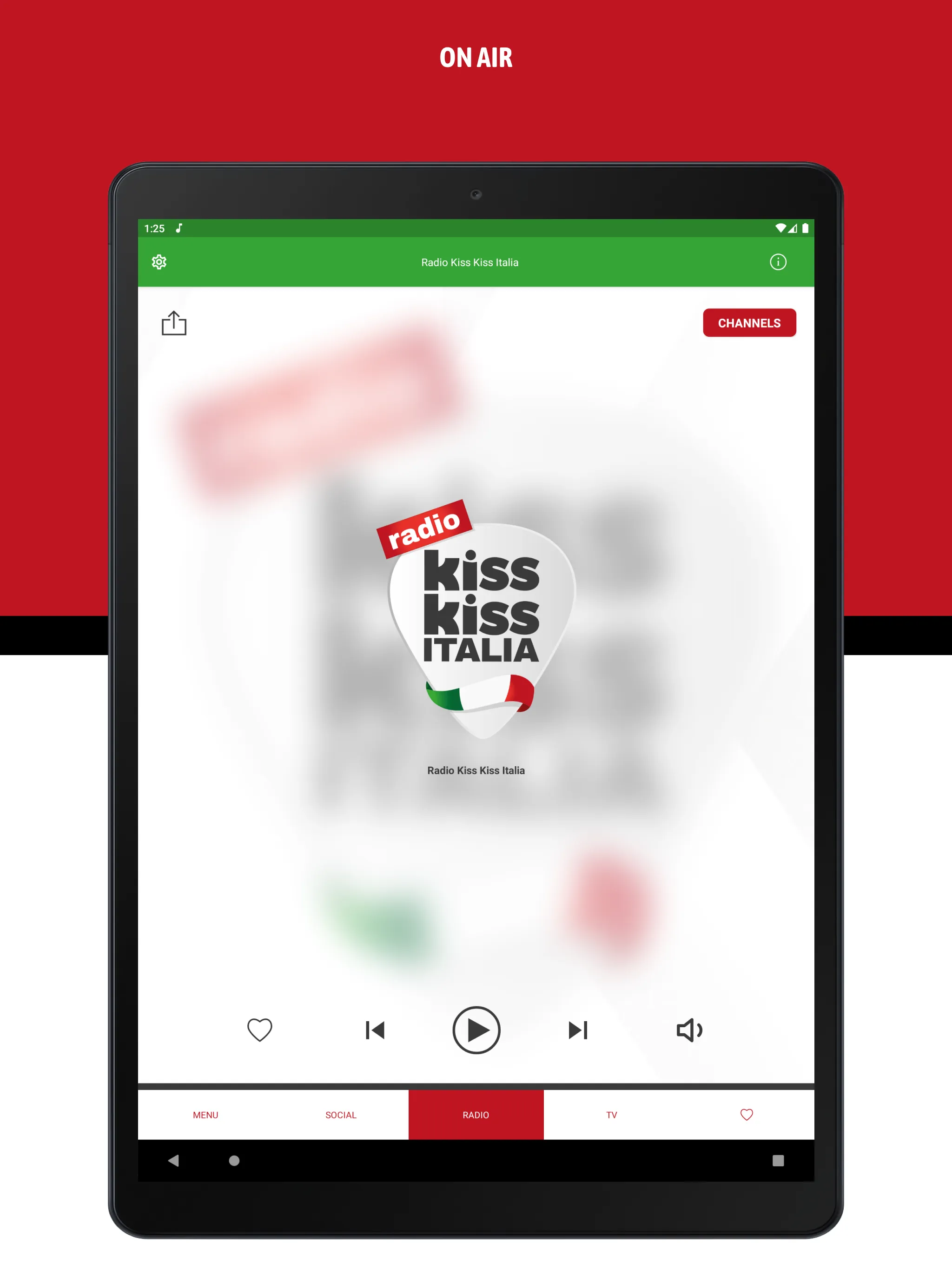 Radio Kiss Kiss Italia | Indus Appstore | Screenshot