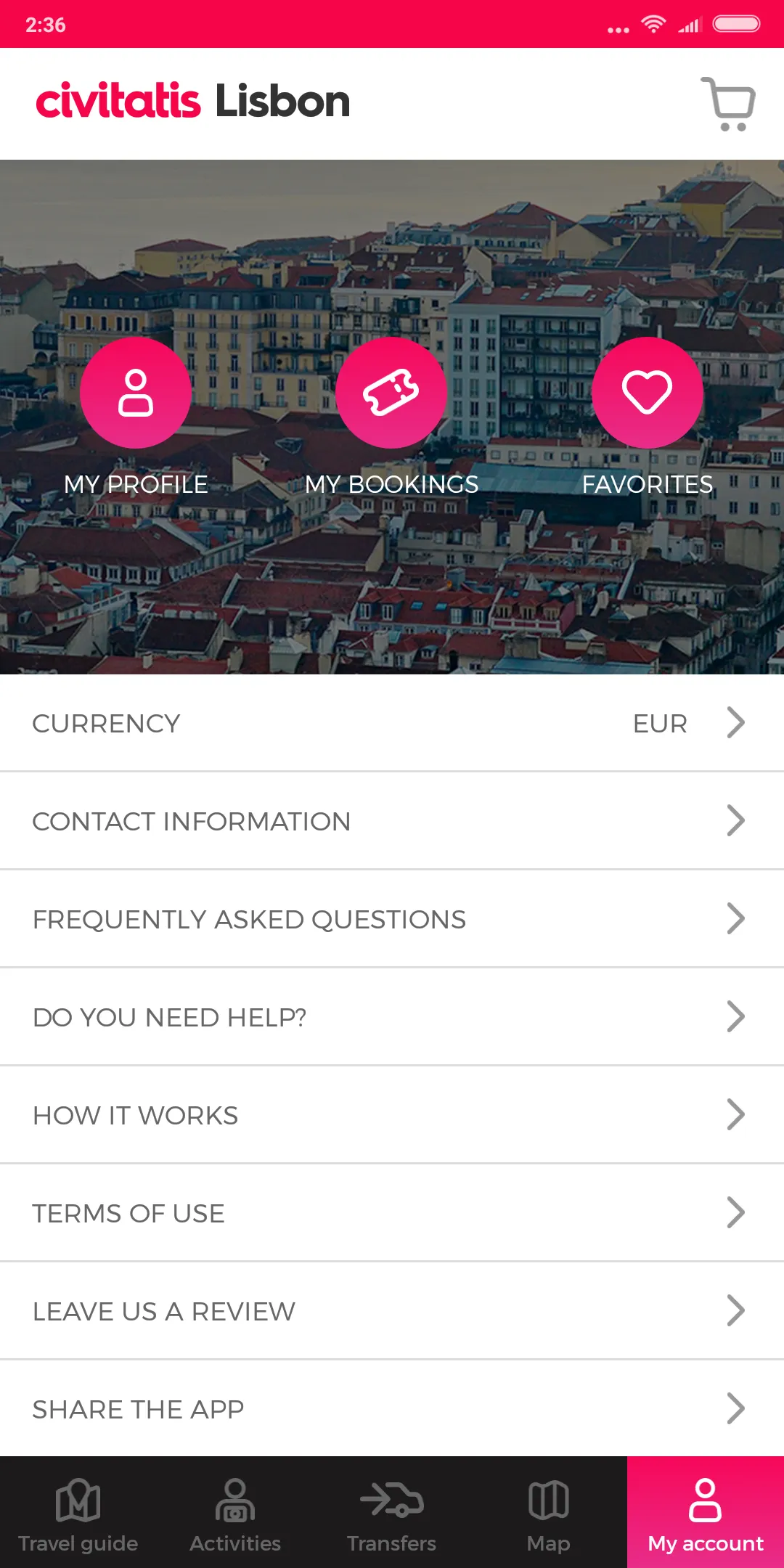 Lisbon Guide by Civitatis | Indus Appstore | Screenshot