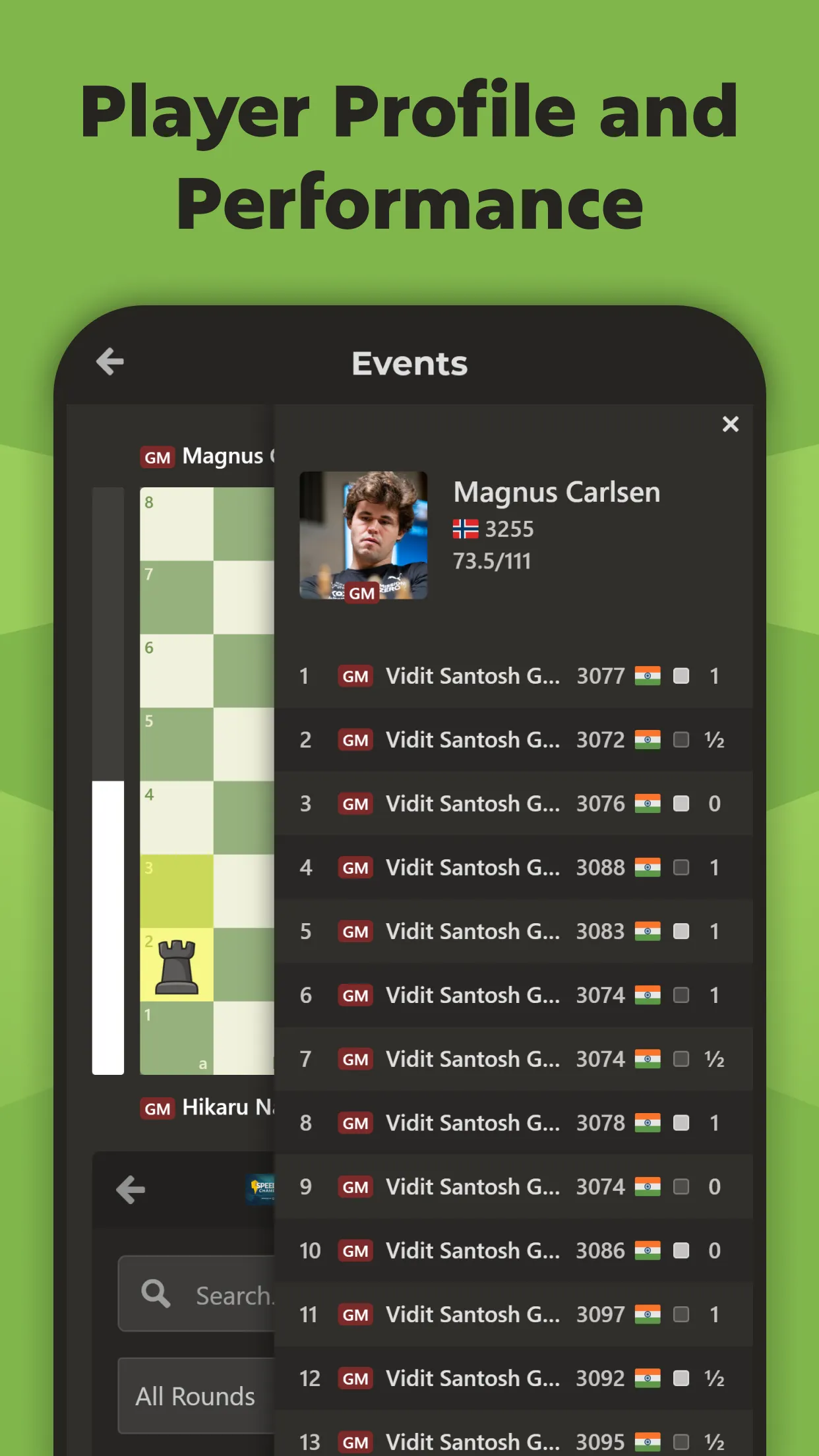 Chess Events: Games & Results | Indus Appstore | Screenshot