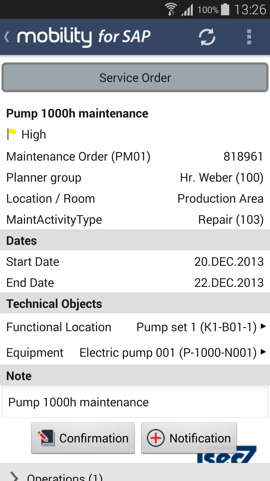 ISEC7 for SAP® solutions | Indus Appstore | Screenshot