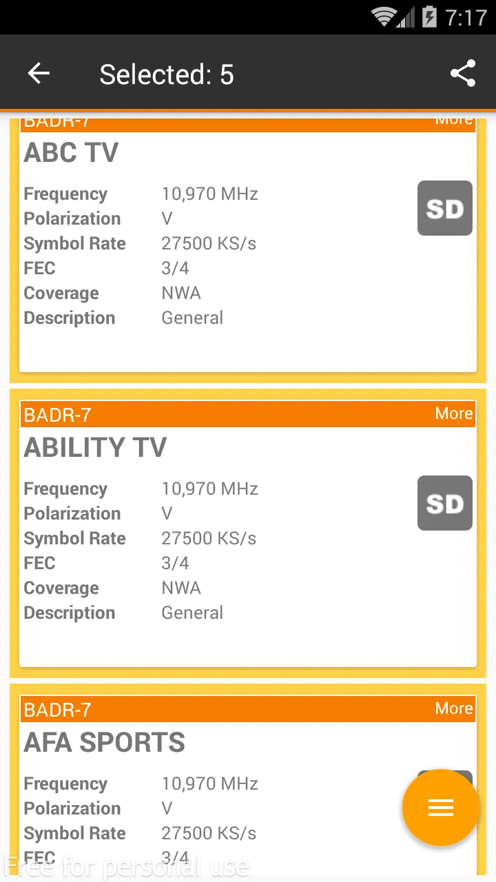 ArabSat Frequency List | Indus Appstore | Screenshot