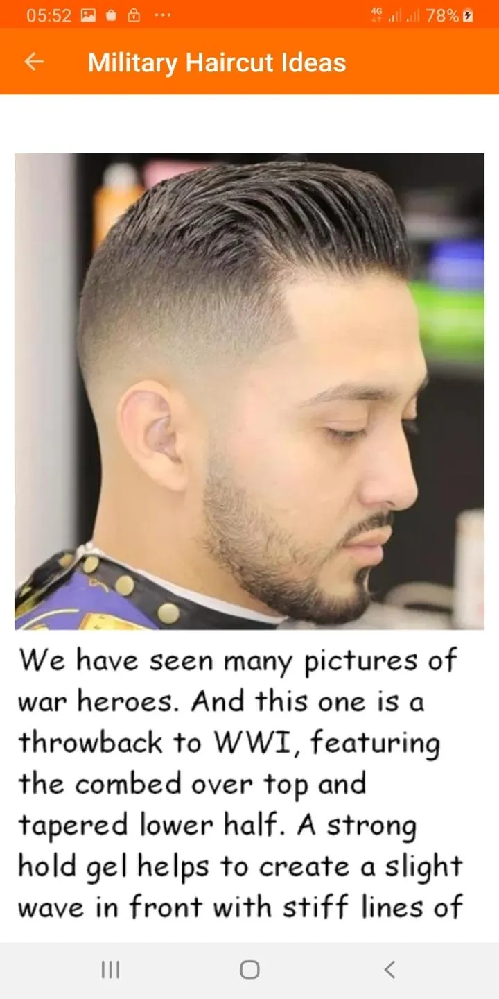 Military Haircut Ideas | Indus Appstore | Screenshot