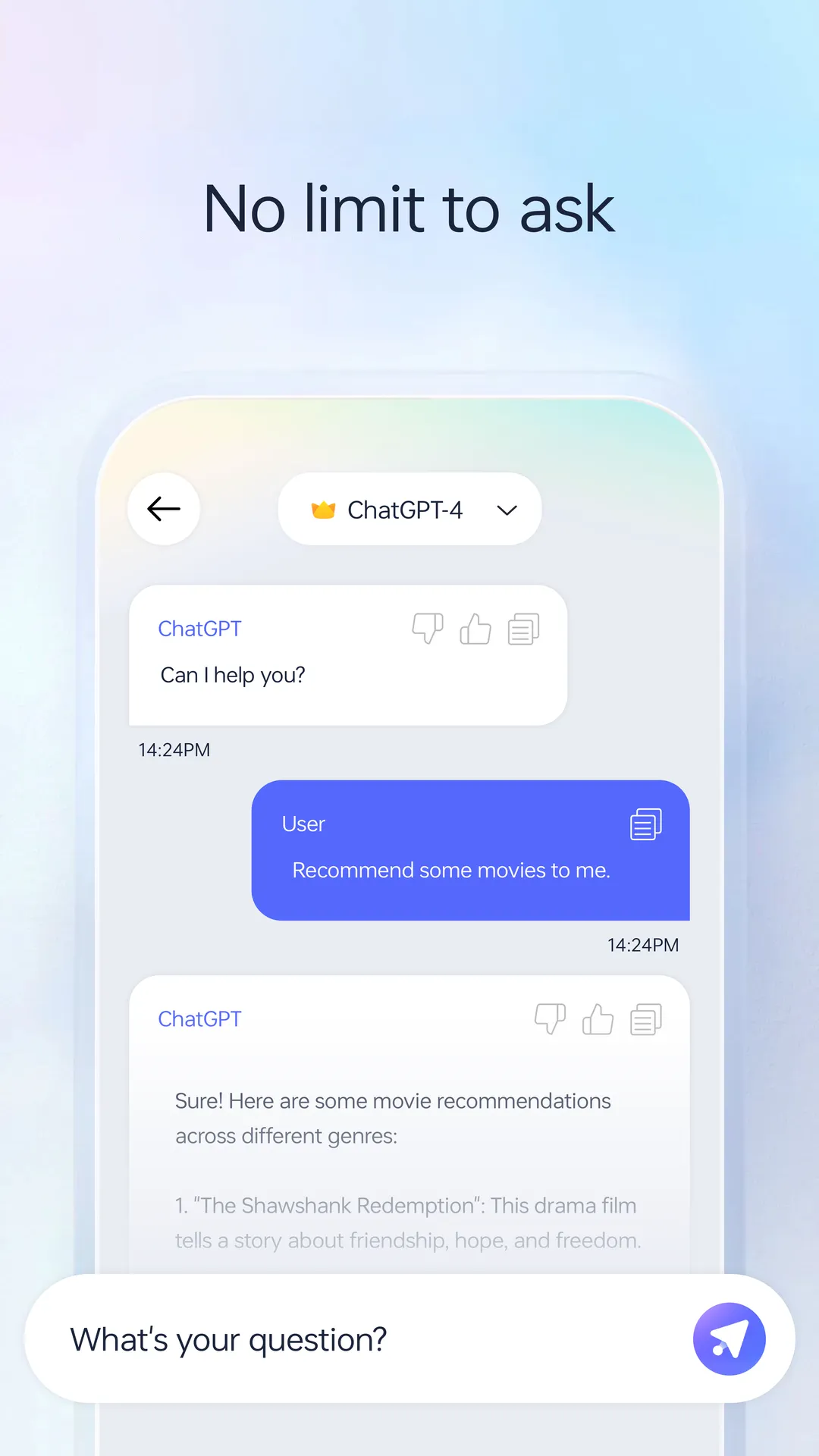 Next AI - No limit to ask | Indus Appstore | Screenshot