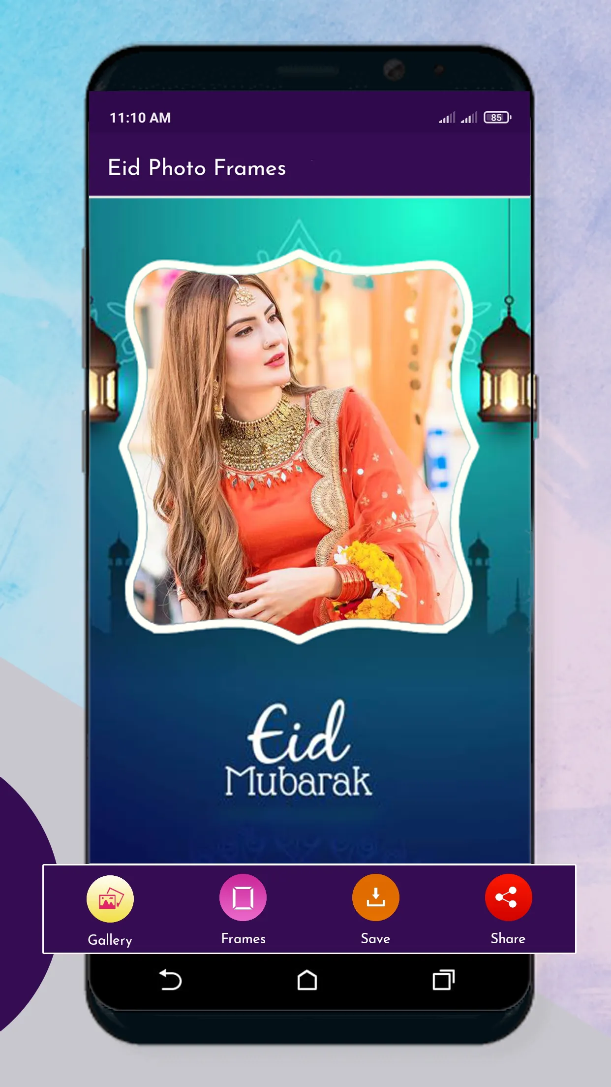 Eid Mubarak Photo Frames 2024 | Indus Appstore | Screenshot