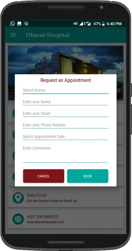 Dharan Hospital | Indus Appstore | Screenshot