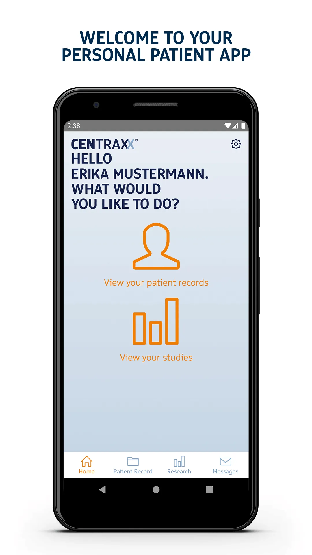 CentraXX Patient App | Indus Appstore | Screenshot