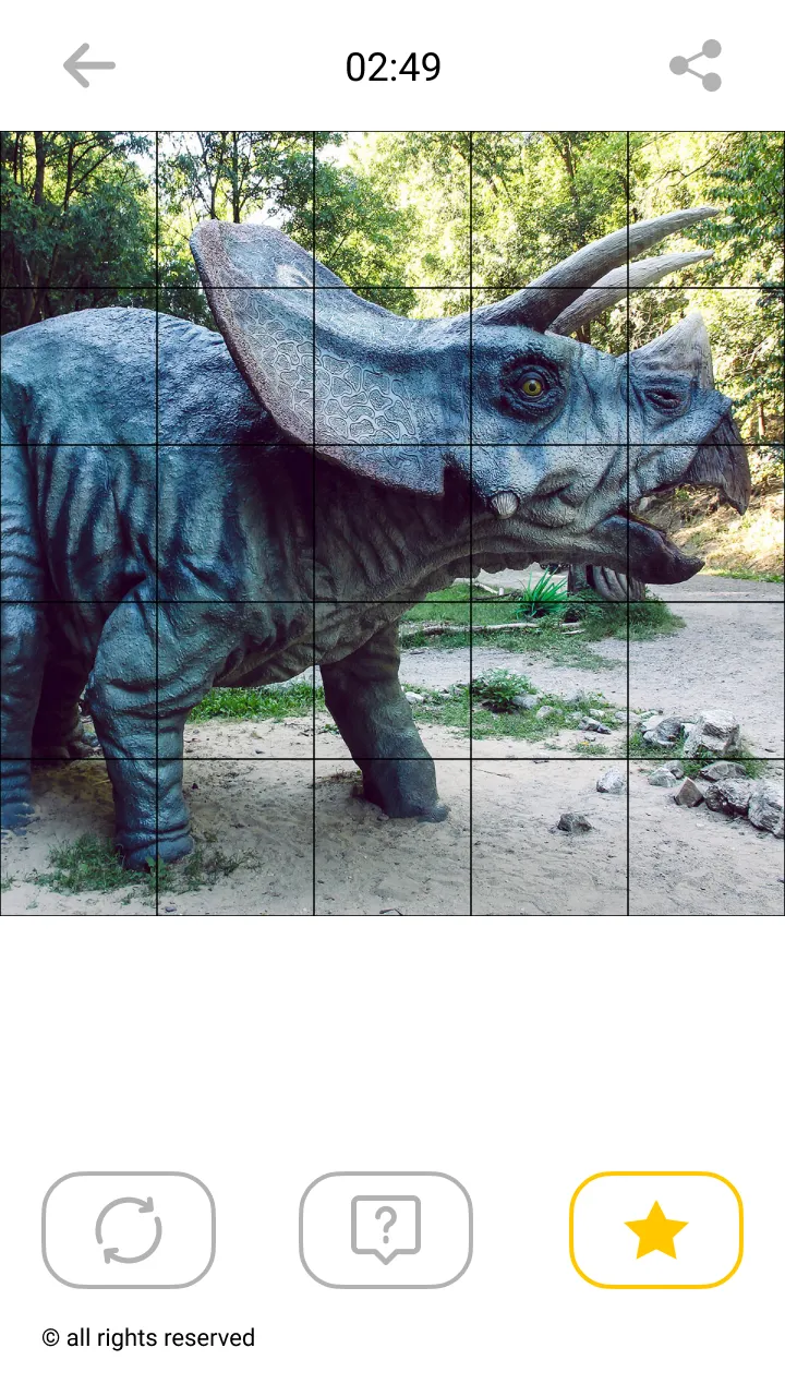 Jigsaw Dinosaur Mosaic Puzzles | Indus Appstore | Screenshot